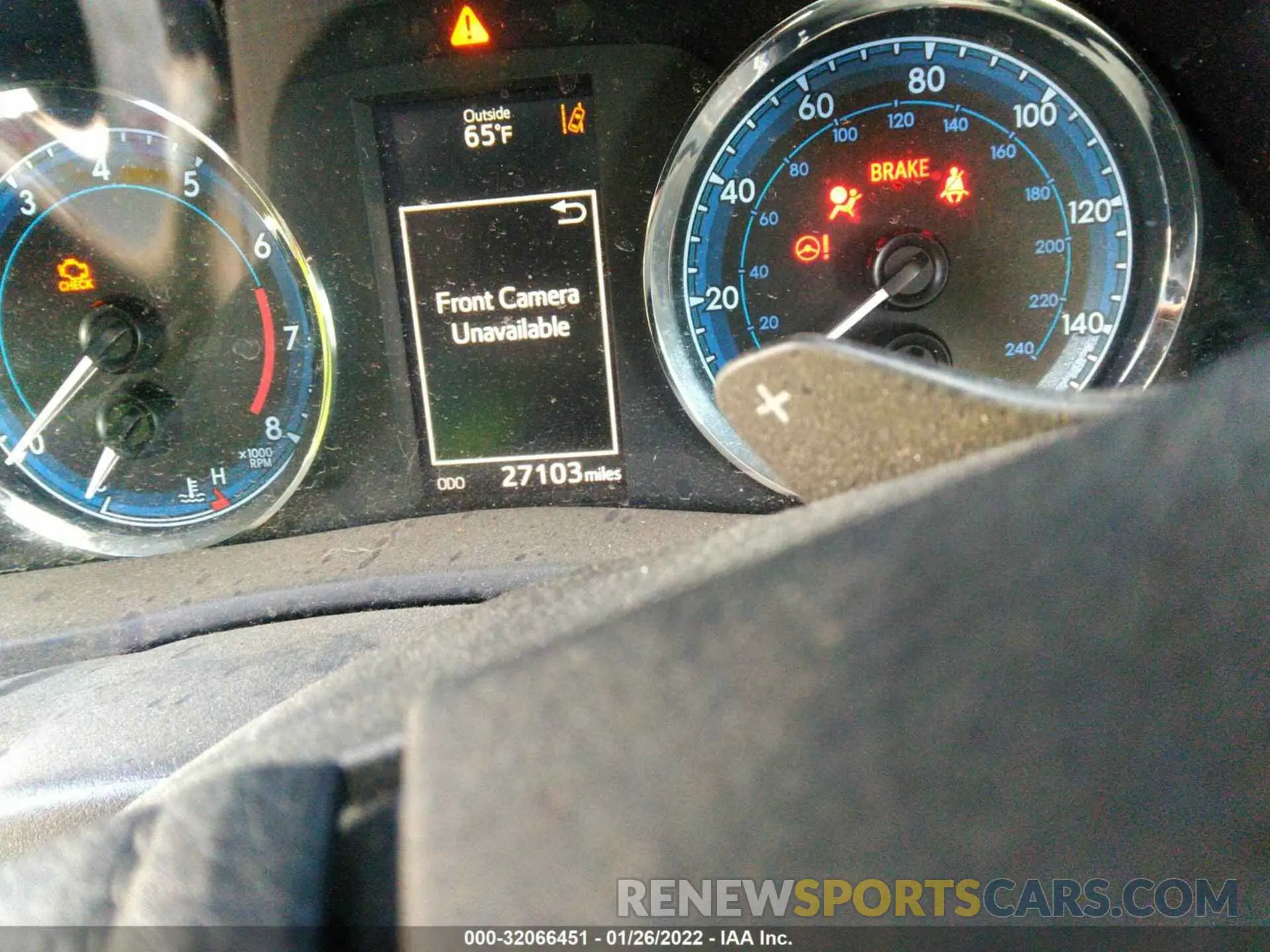 7 fotografías del automóvil dañado 5YFBURHE0KP928689 TOYOTA COROLLA 2019