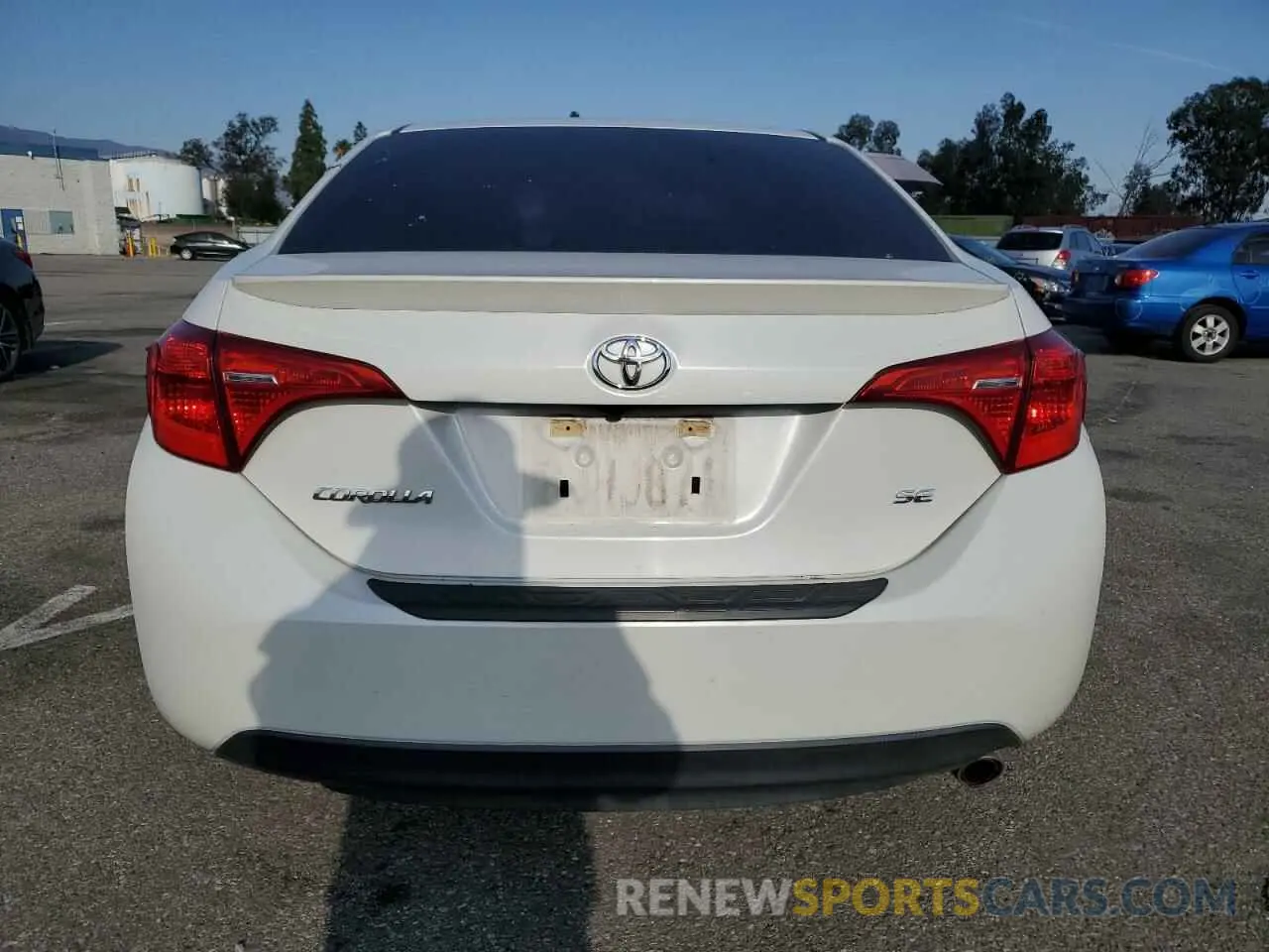 6 fotografías del automóvil dañado 5YFBURHE0KP932869 TOYOTA COROLLA 2019