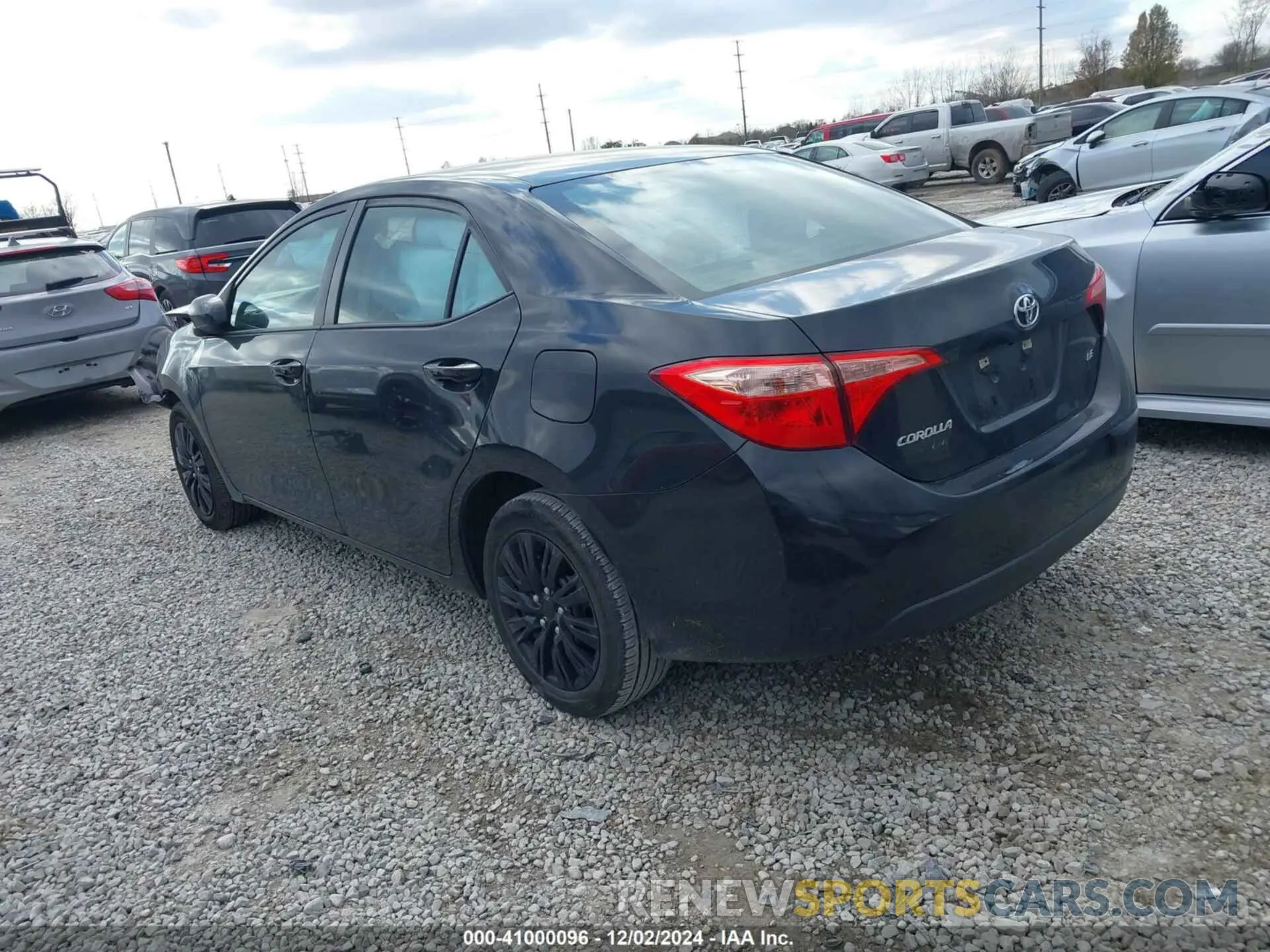 3 fotografías del automóvil dañado 5YFBURHE0KP935089 TOYOTA COROLLA 2019