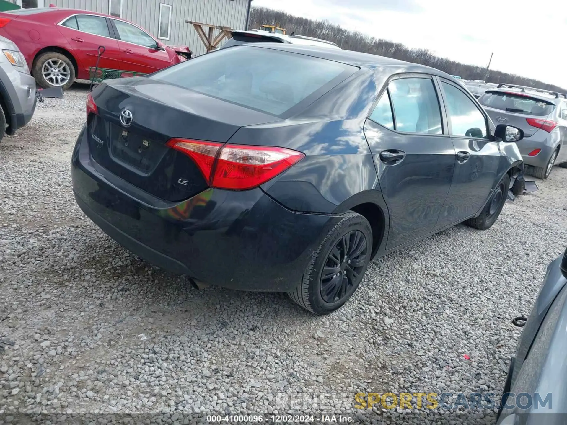 4 fotografías del automóvil dañado 5YFBURHE0KP935089 TOYOTA COROLLA 2019