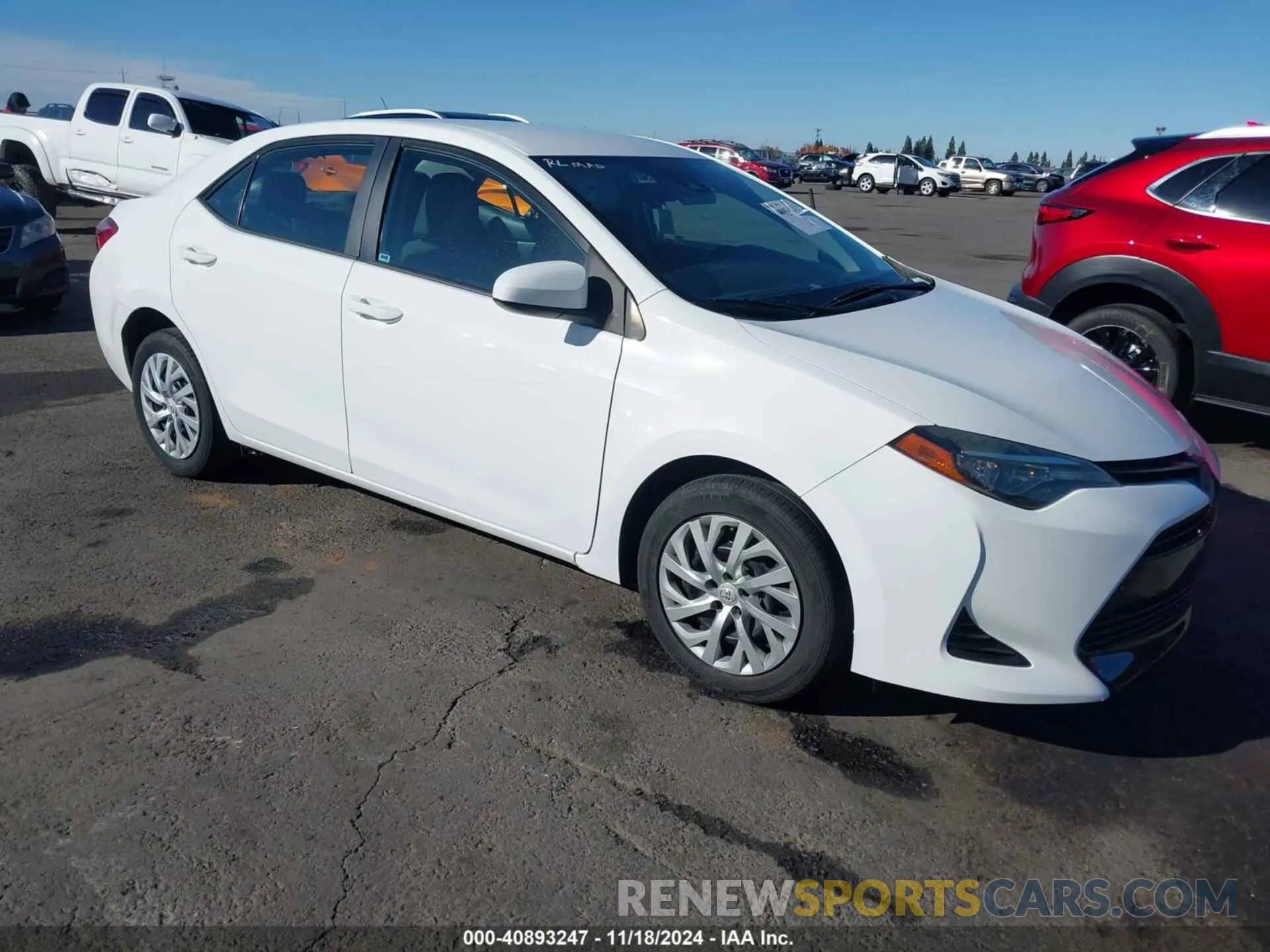 1 fotografías del automóvil dañado 5YFBURHE0KP935772 TOYOTA COROLLA 2019