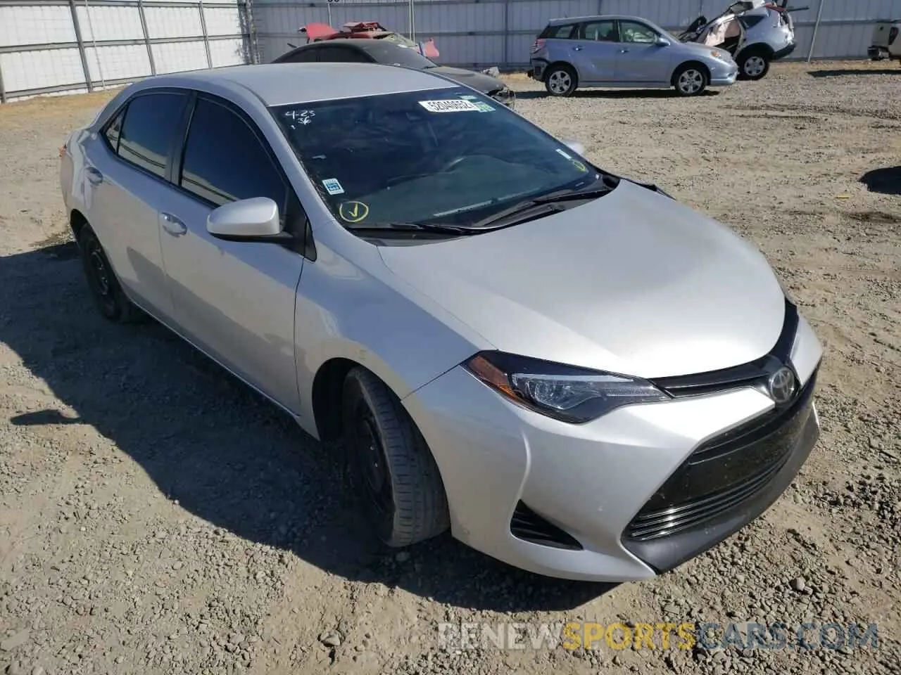 1 fotografías del automóvil dañado 5YFBURHE0KP936839 TOYOTA COROLLA 2019
