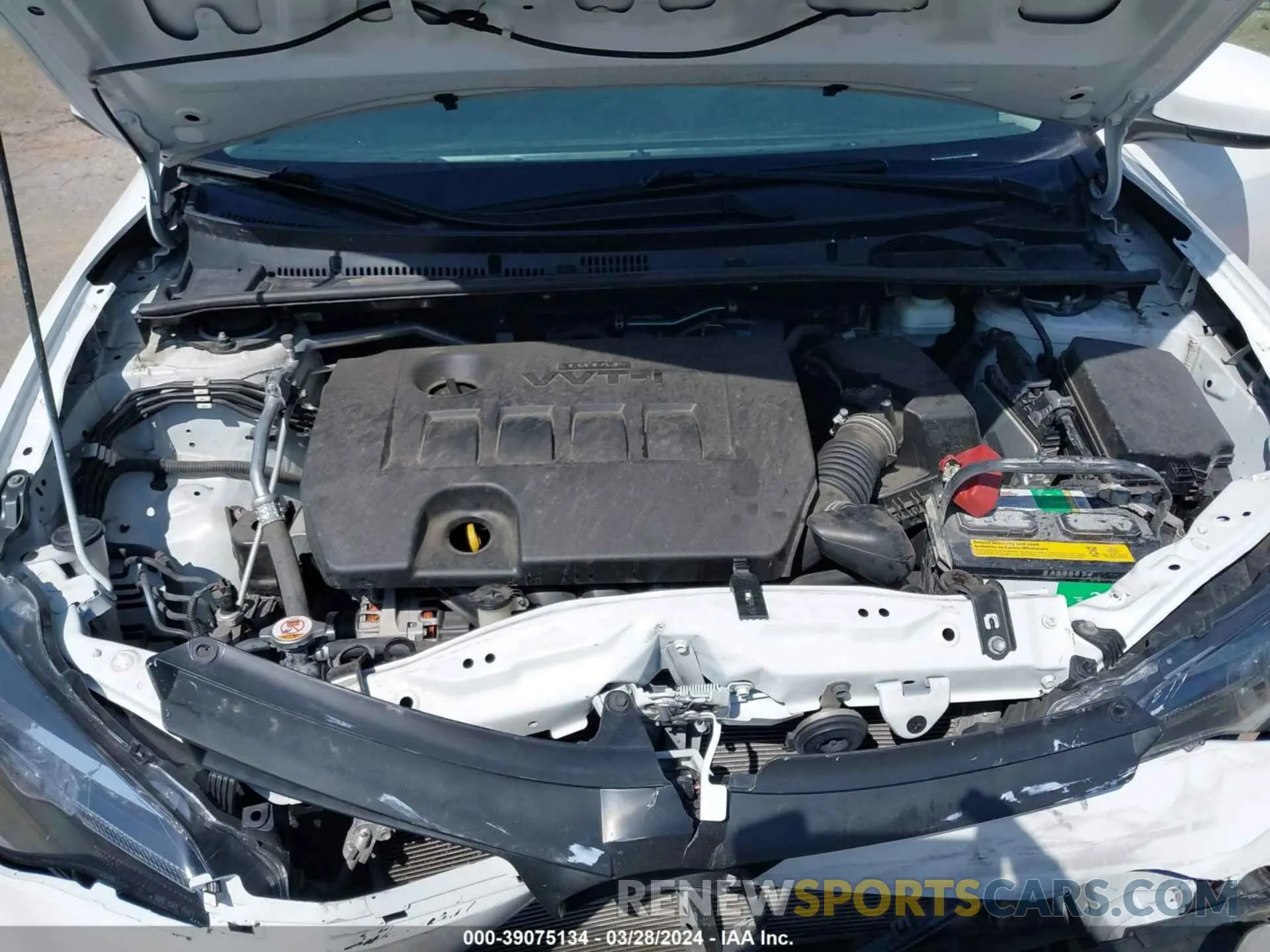 10 fotografías del automóvil dañado 5YFBURHE0KP938266 TOYOTA COROLLA 2019