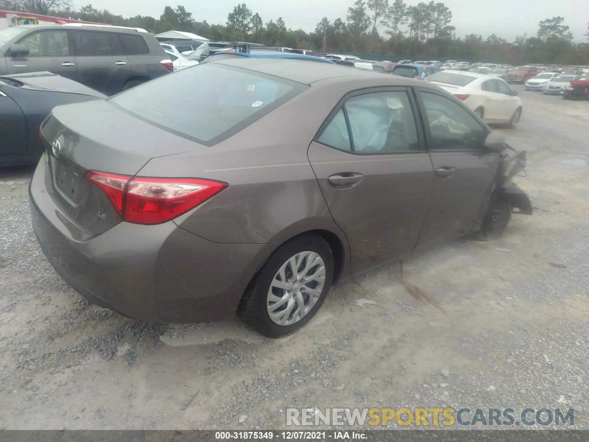 4 fotografías del automóvil dañado 5YFBURHE0KP947081 TOYOTA COROLLA 2019