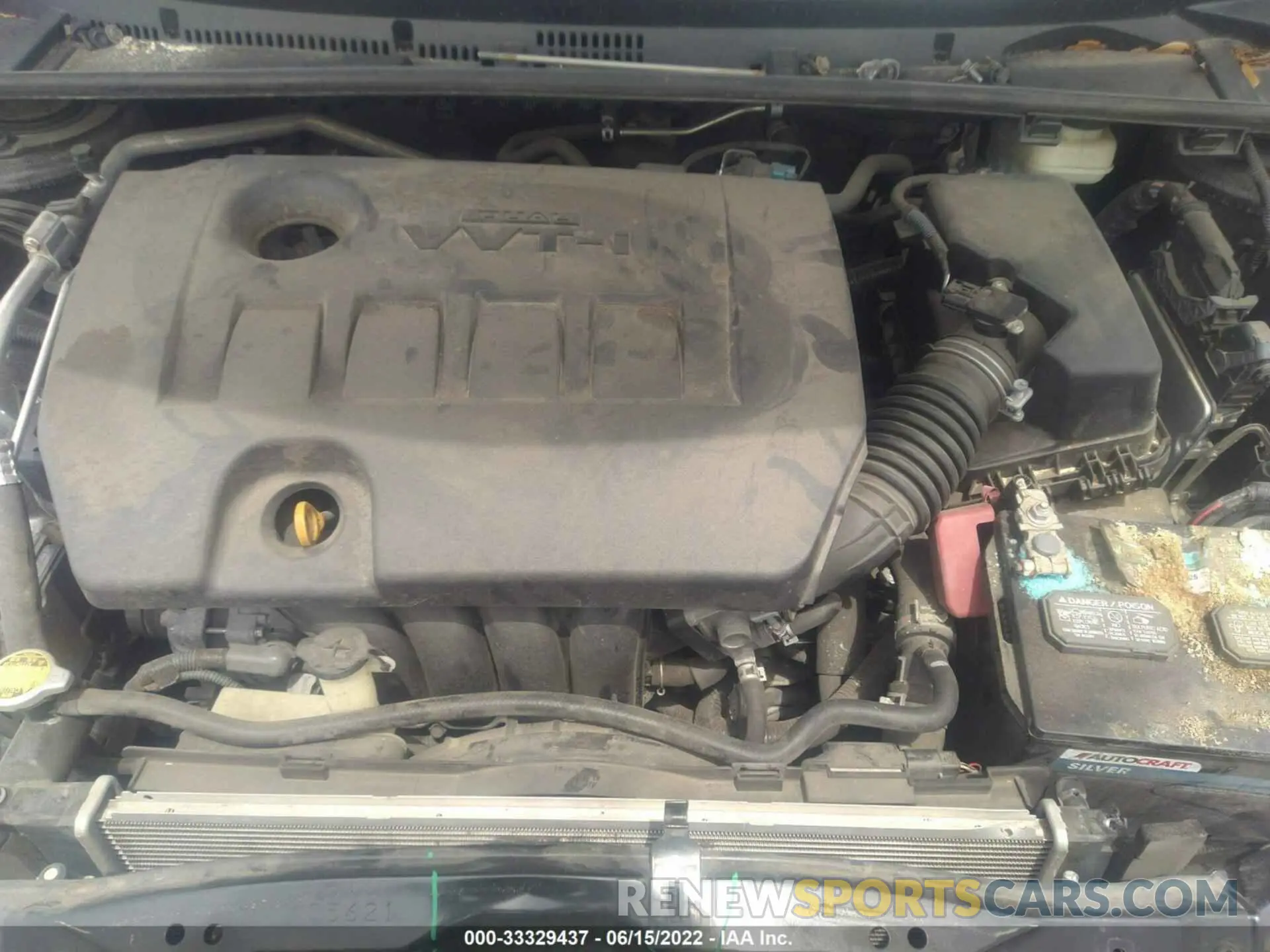 10 fotografías del automóvil dañado 5YFBURHE1KP860452 TOYOTA COROLLA 2019