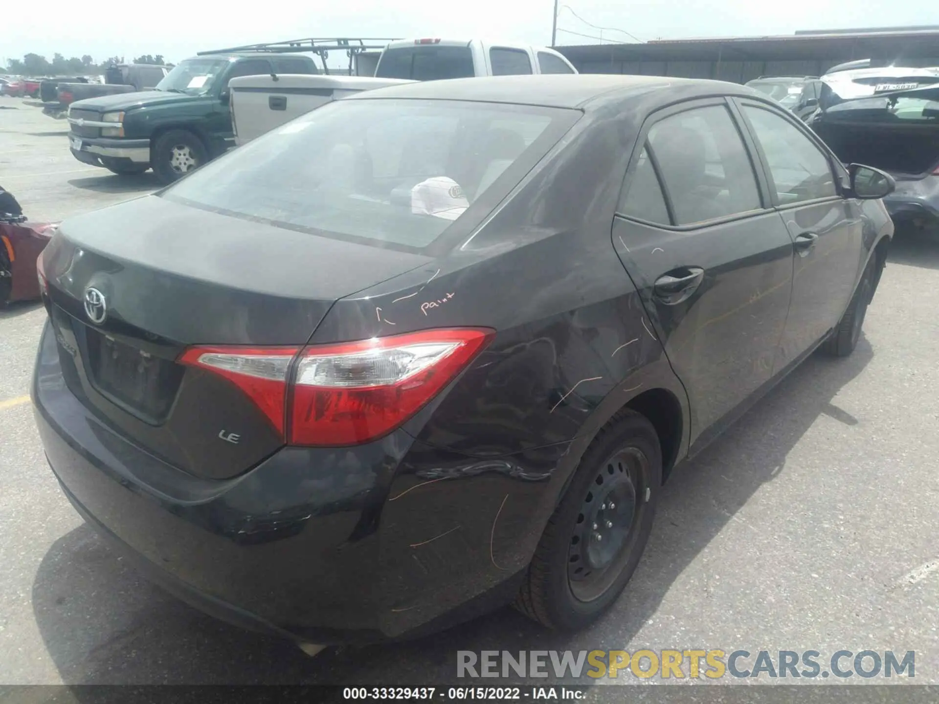 4 fotografías del automóvil dañado 5YFBURHE1KP860452 TOYOTA COROLLA 2019