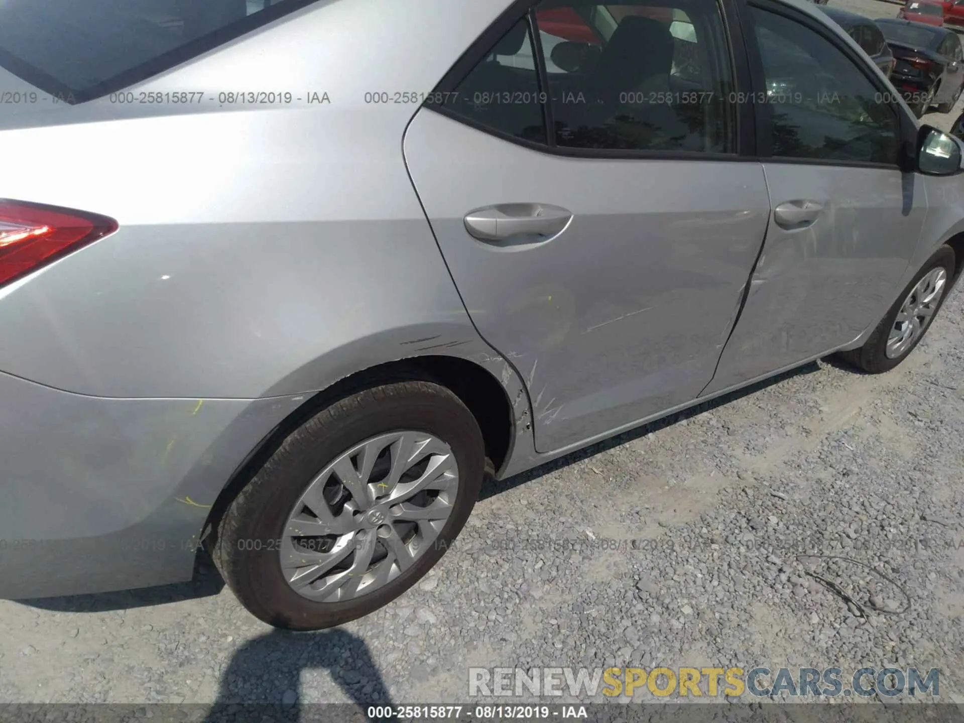 6 fotografías del automóvil dañado 5YFBURHE1KP870351 TOYOTA COROLLA 2019