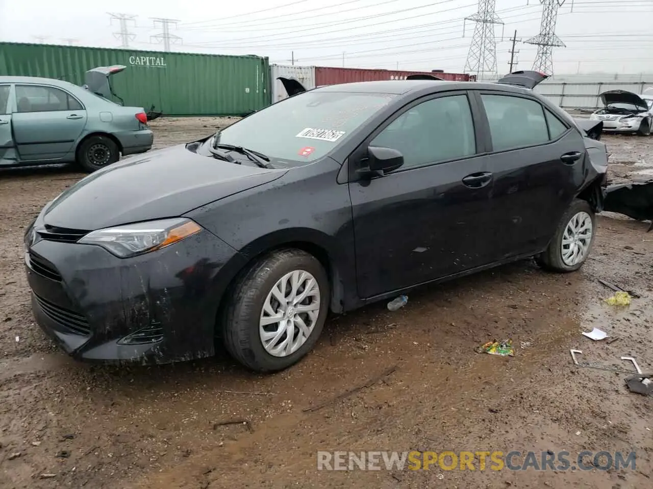 1 fotografías del automóvil dañado 5YFBURHE1KP876165 TOYOTA COROLLA 2019