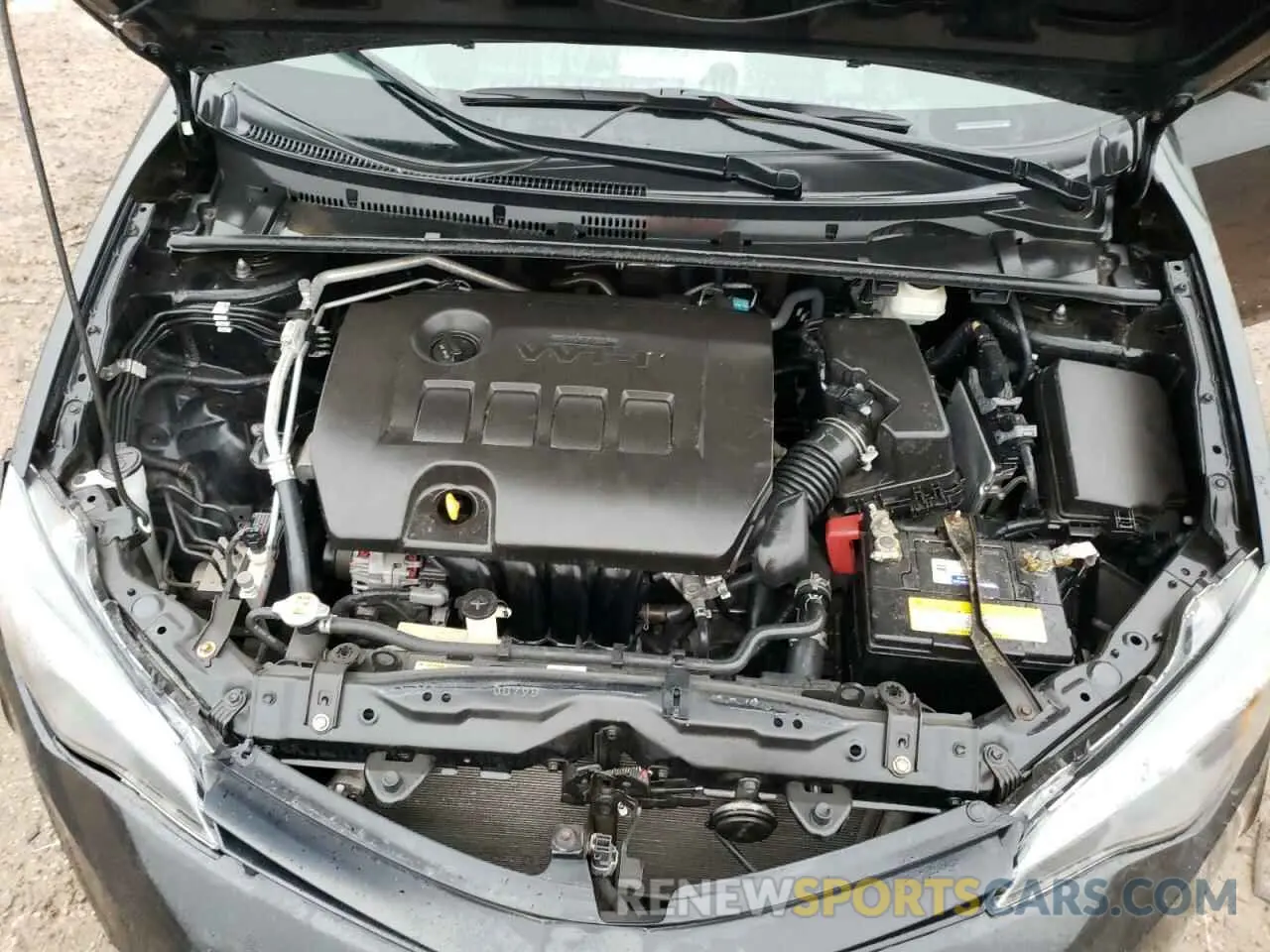 11 fotografías del automóvil dañado 5YFBURHE1KP876165 TOYOTA COROLLA 2019