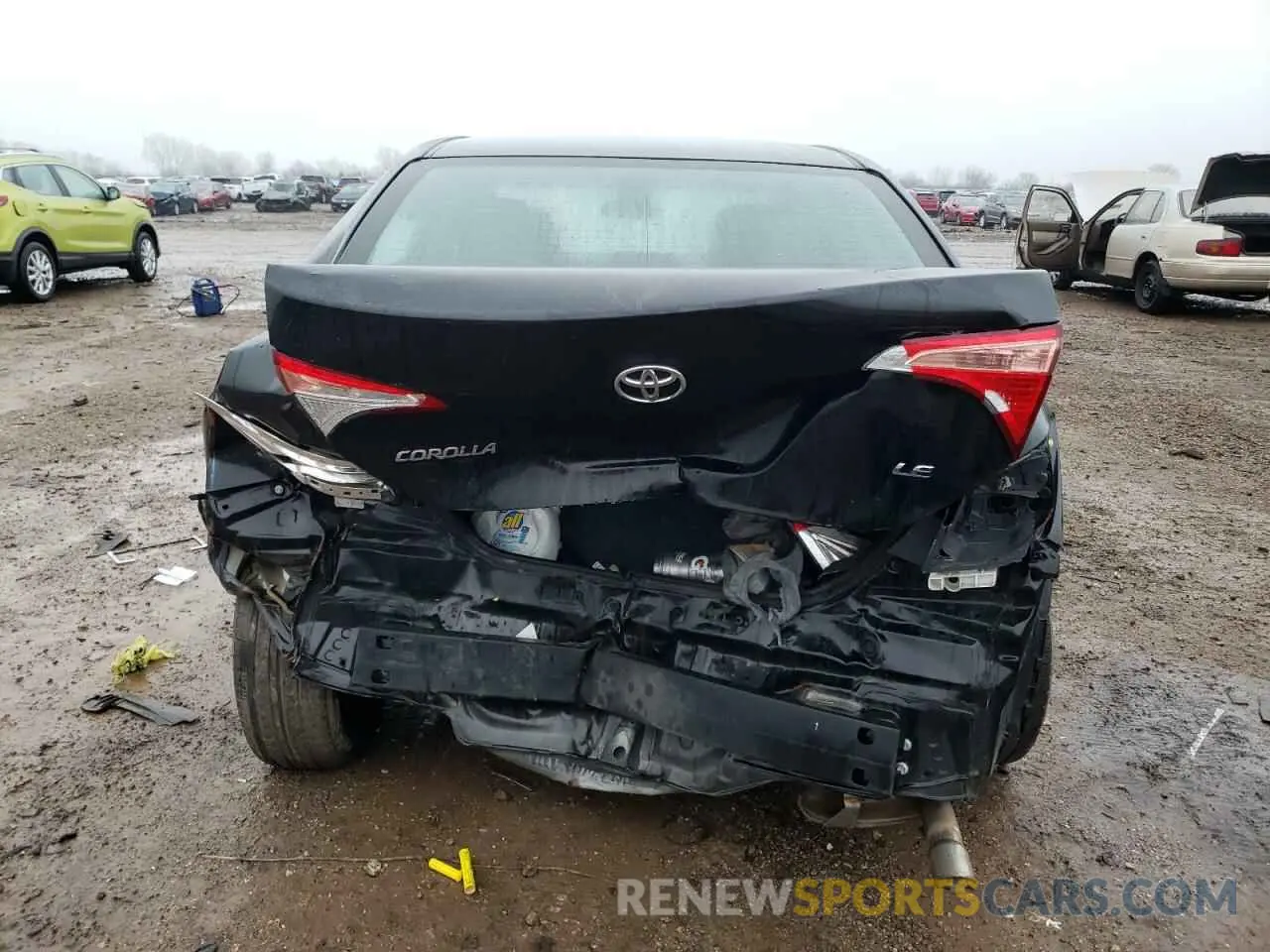 6 fotografías del automóvil dañado 5YFBURHE1KP876165 TOYOTA COROLLA 2019