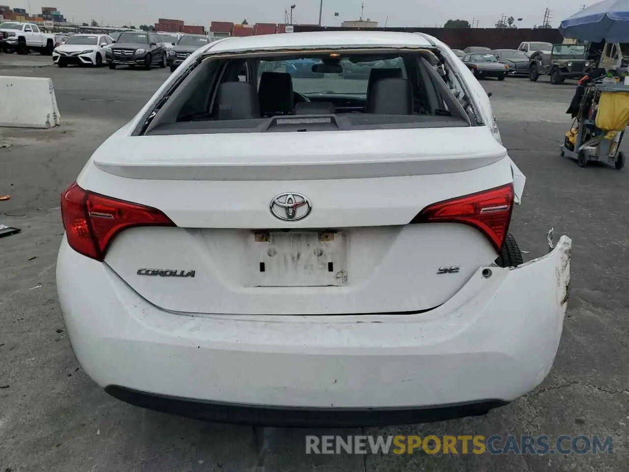 6 fotografías del automóvil dañado 5YFBURHE1KP878997 TOYOTA COROLLA 2019
