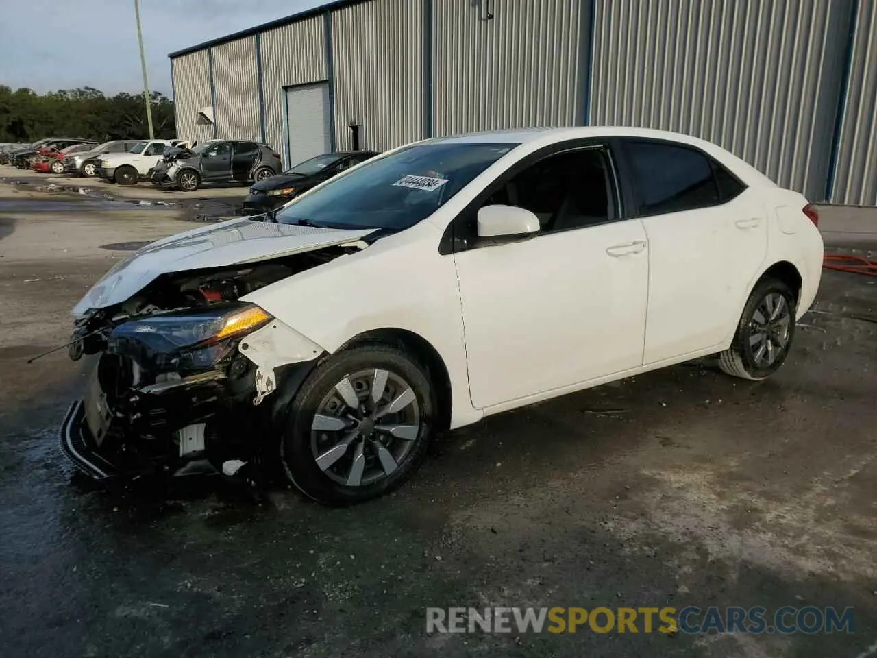 1 fotografías del automóvil dañado 5YFBURHE1KP881303 TOYOTA COROLLA 2019