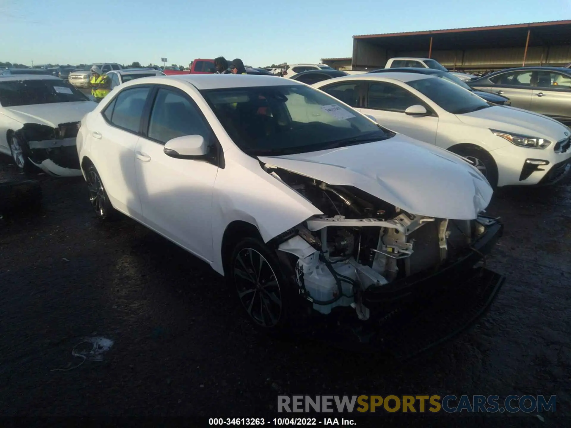 1 fotografías del automóvil dañado 5YFBURHE1KP882872 TOYOTA COROLLA 2019