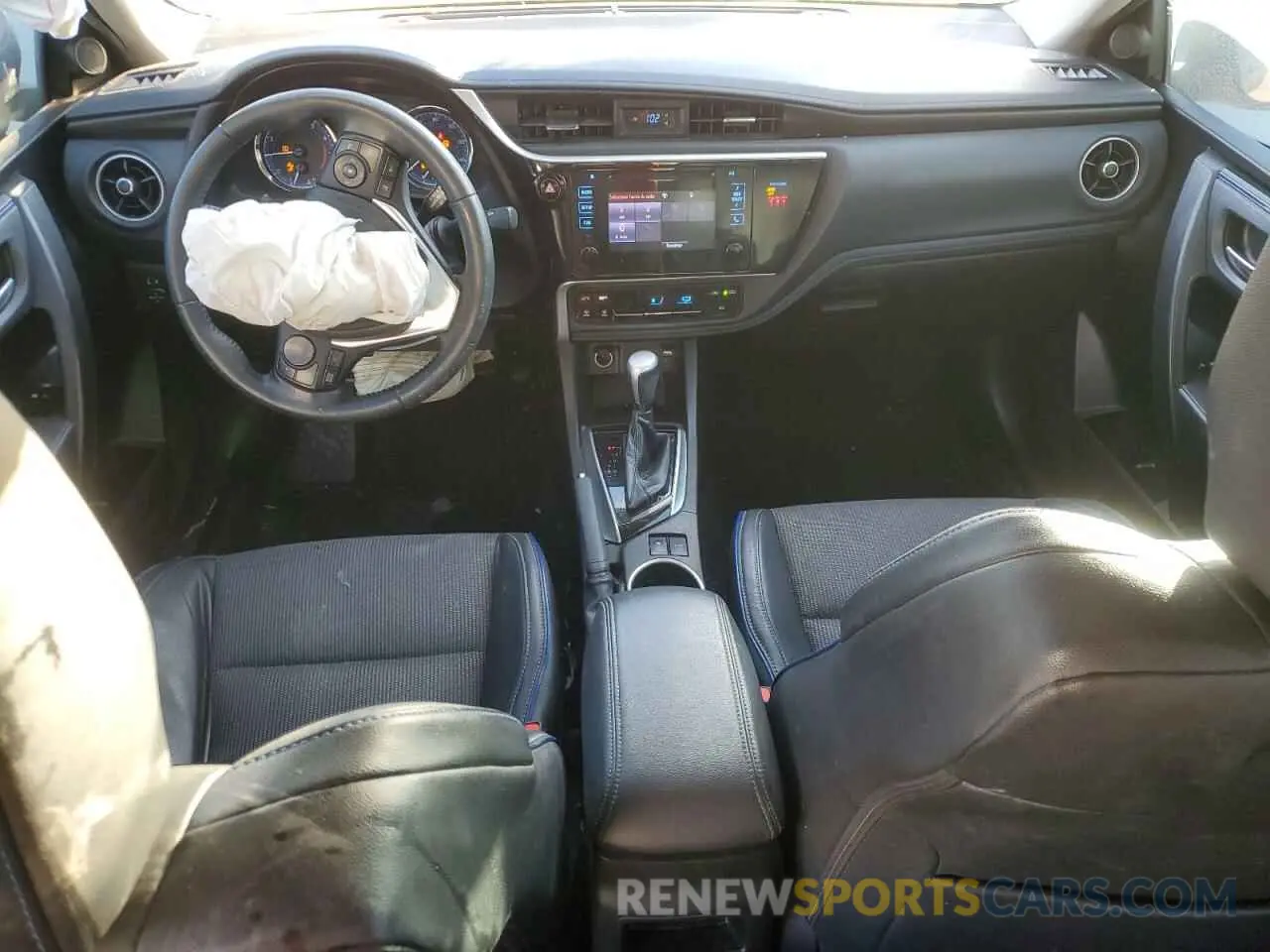 8 fotografías del automóvil dañado 5YFBURHE1KP884556 TOYOTA COROLLA 2019