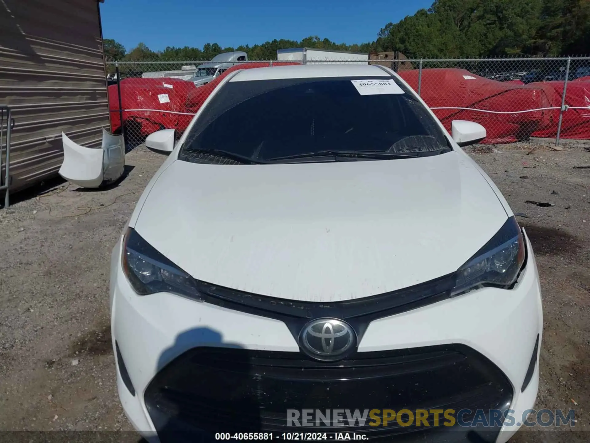13 fotografías del automóvil dañado 5YFBURHE1KP887621 TOYOTA COROLLA 2019