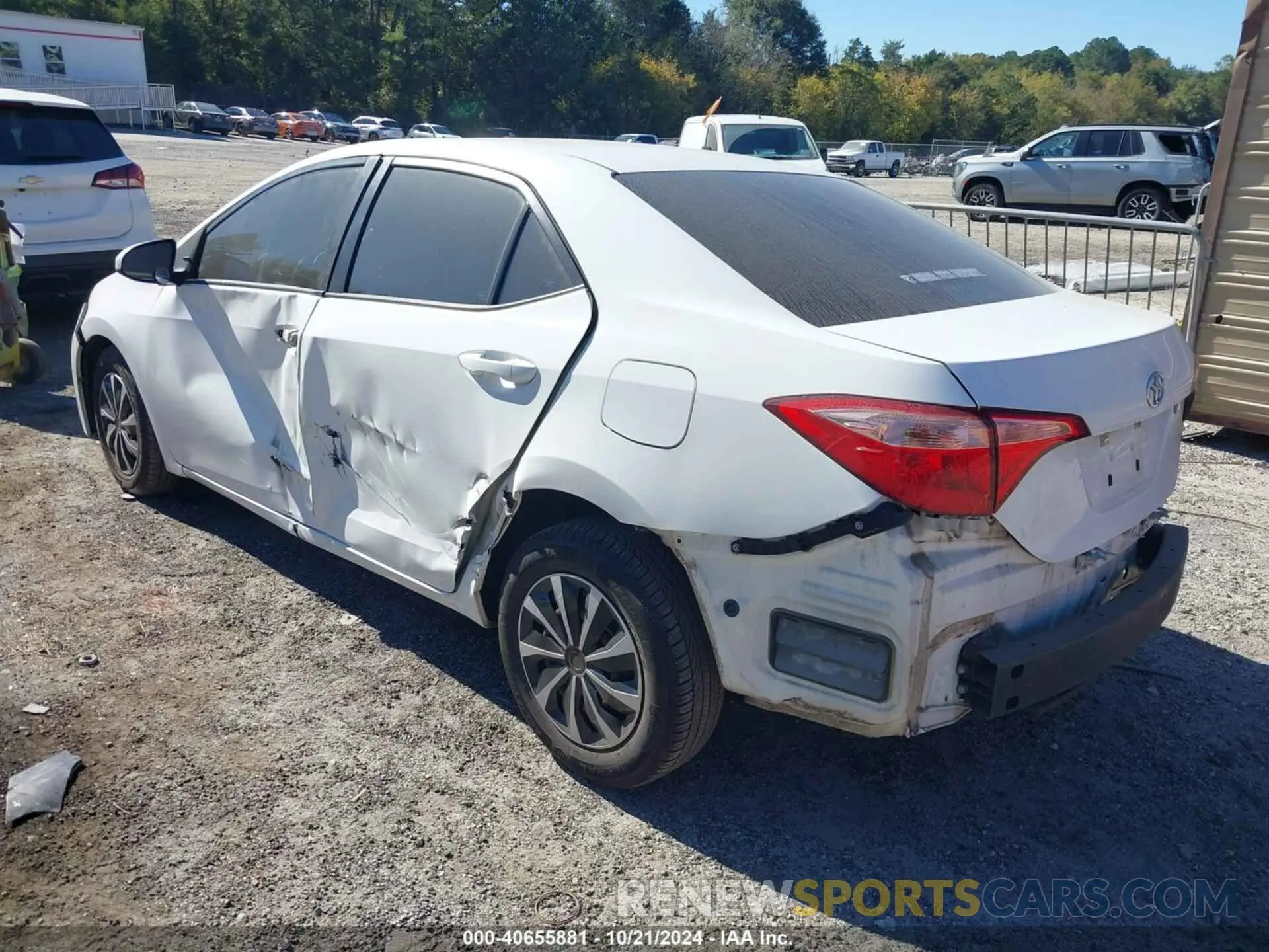 6 fotografías del automóvil dañado 5YFBURHE1KP887621 TOYOTA COROLLA 2019