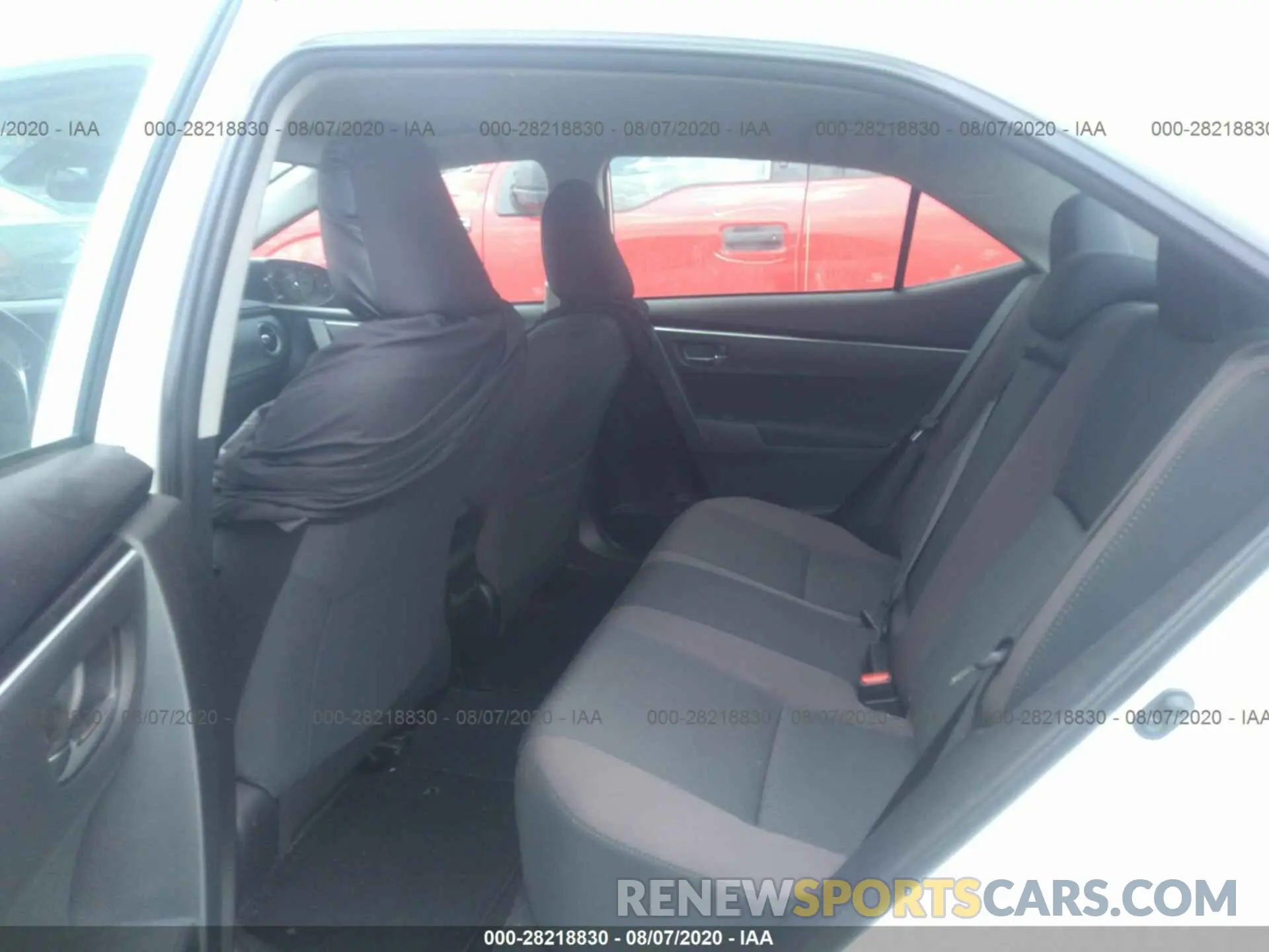 8 fotografías del automóvil dañado 5YFBURHE1KP888378 TOYOTA COROLLA 2019