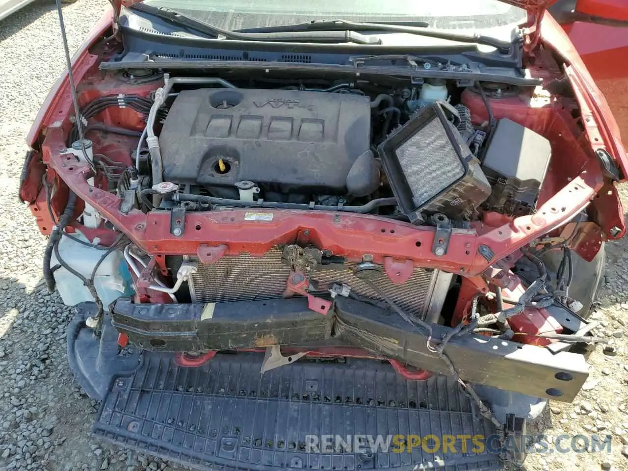 12 fotografías del automóvil dañado 5YFBURHE1KP889806 TOYOTA COROLLA 2019