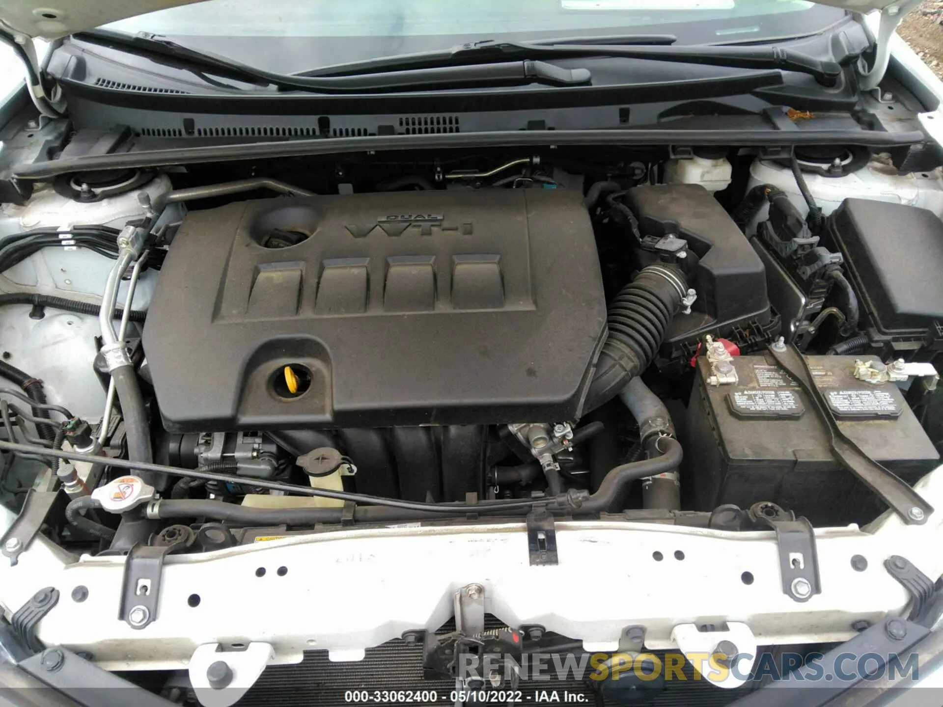 10 fotografías del automóvil dañado 5YFBURHE1KP895458 TOYOTA COROLLA 2019
