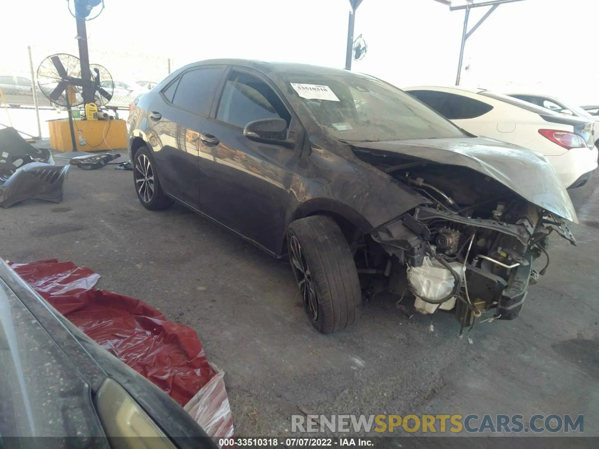 1 fotografías del automóvil dañado 5YFBURHE1KP898702 TOYOTA COROLLA 2019