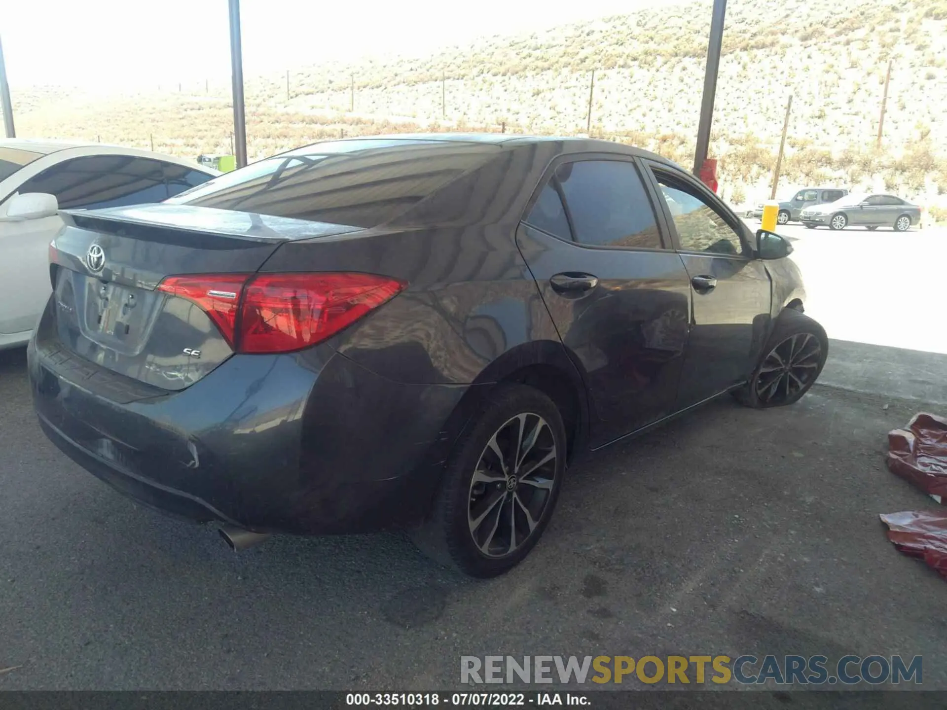 4 fotografías del automóvil dañado 5YFBURHE1KP898702 TOYOTA COROLLA 2019