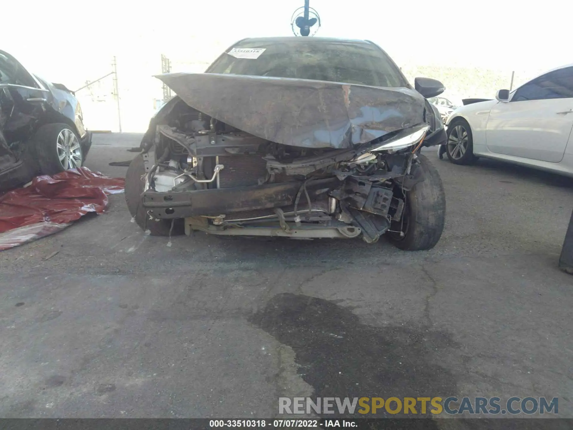 6 fotografías del automóvil dañado 5YFBURHE1KP898702 TOYOTA COROLLA 2019