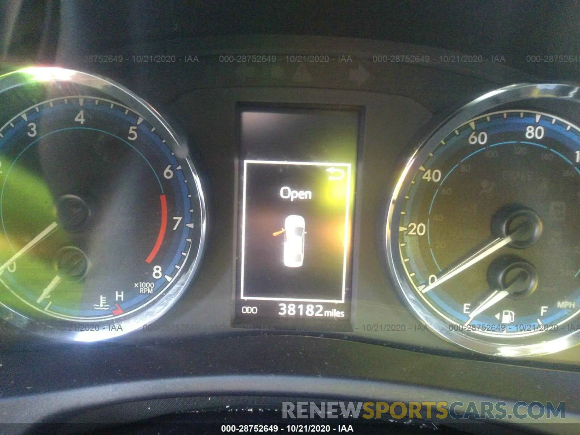 7 fotografías del automóvil dañado 5YFBURHE1KP904658 TOYOTA COROLLA 2019