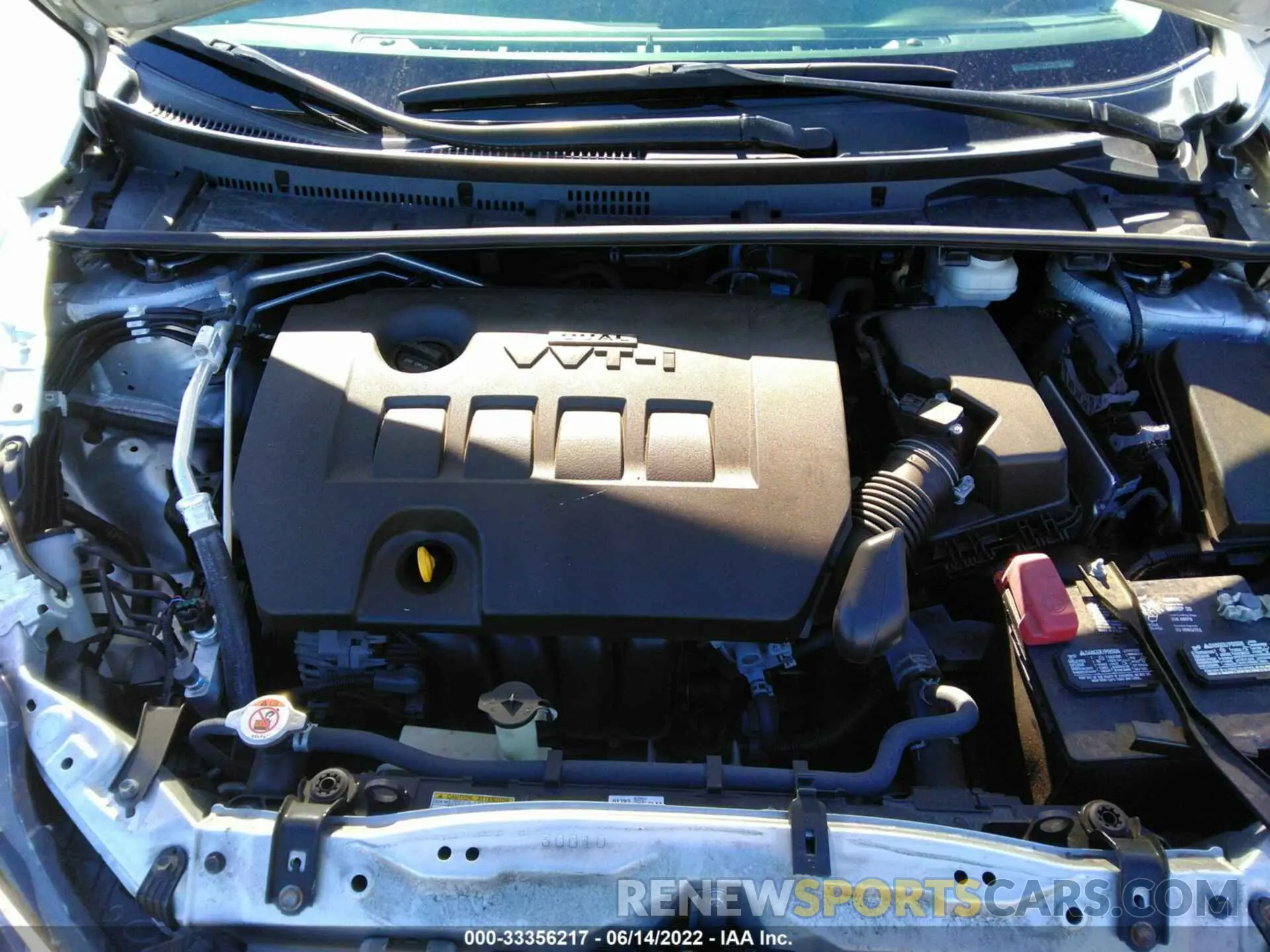 10 fotografías del automóvil dañado 5YFBURHE1KP905292 TOYOTA COROLLA 2019