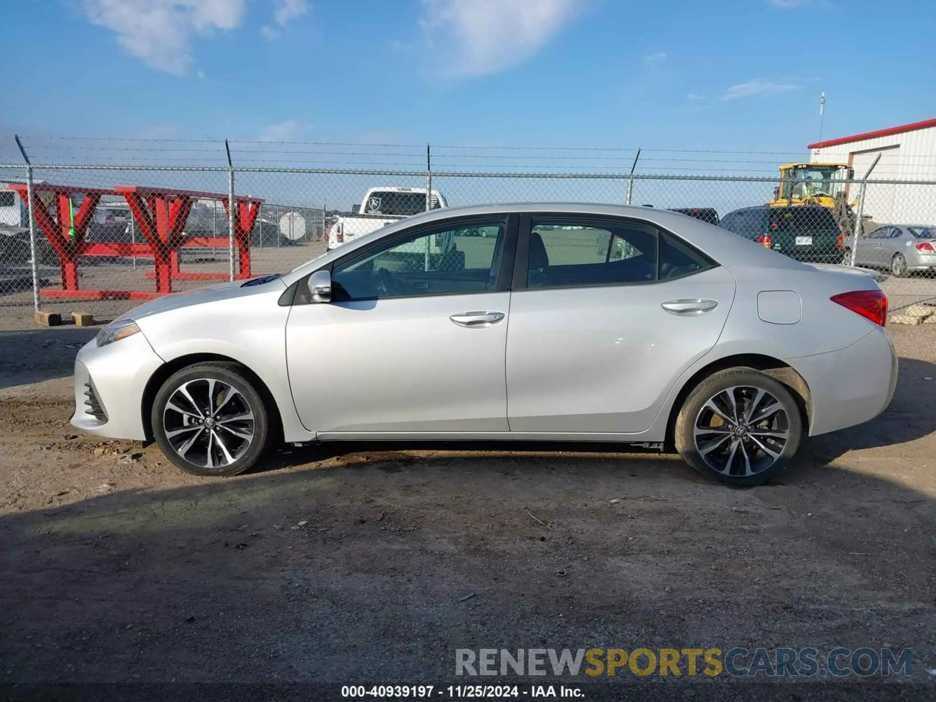 14 fotografías del automóvil dañado 5YFBURHE1KP912968 TOYOTA COROLLA 2019