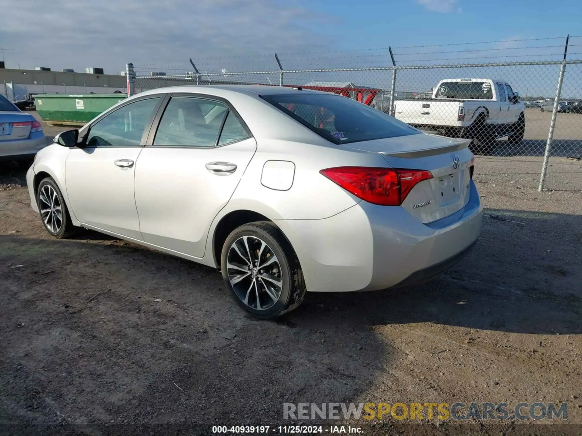 3 fotografías del automóvil dañado 5YFBURHE1KP912968 TOYOTA COROLLA 2019