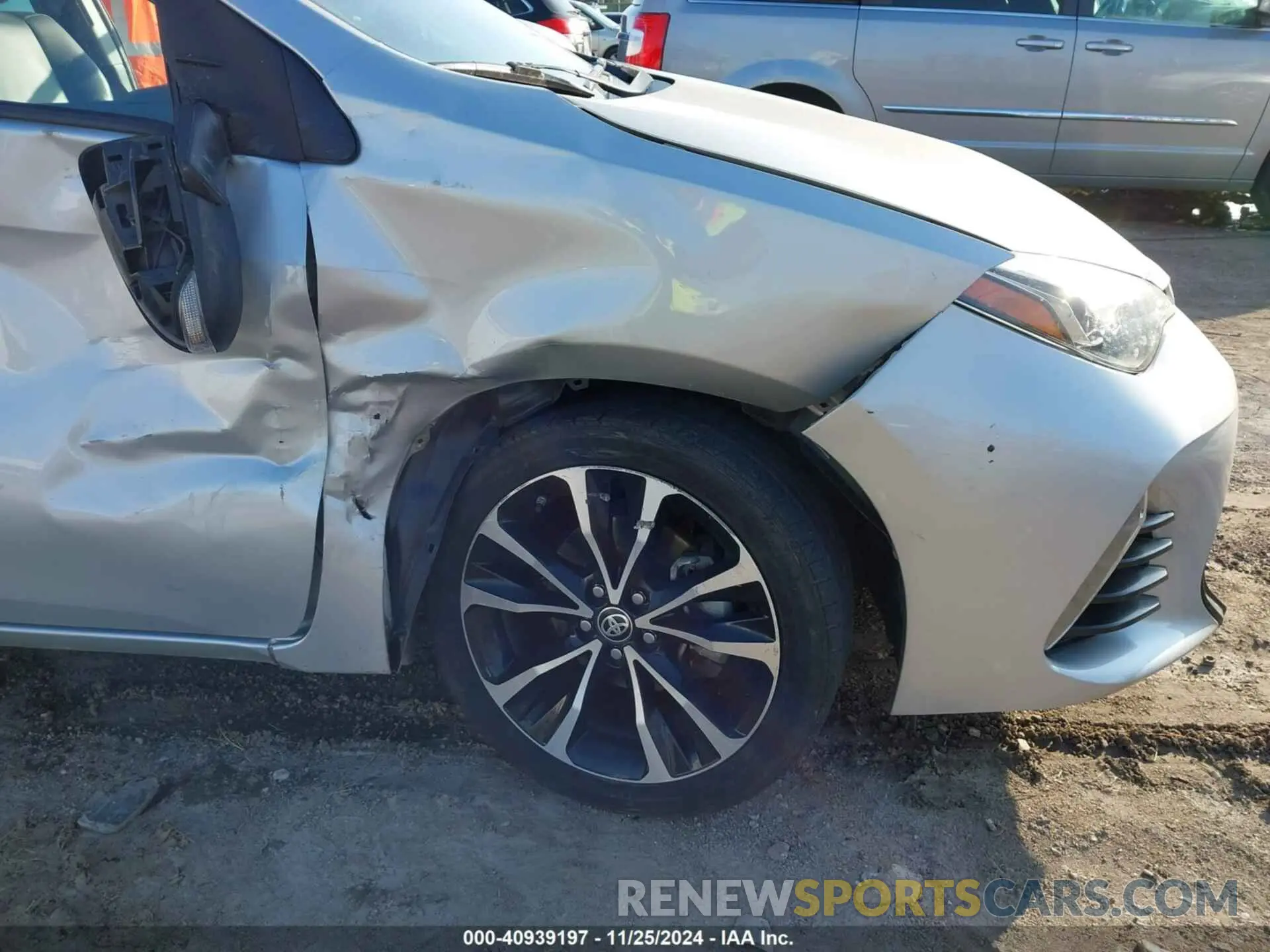 6 fotografías del automóvil dañado 5YFBURHE1KP912968 TOYOTA COROLLA 2019