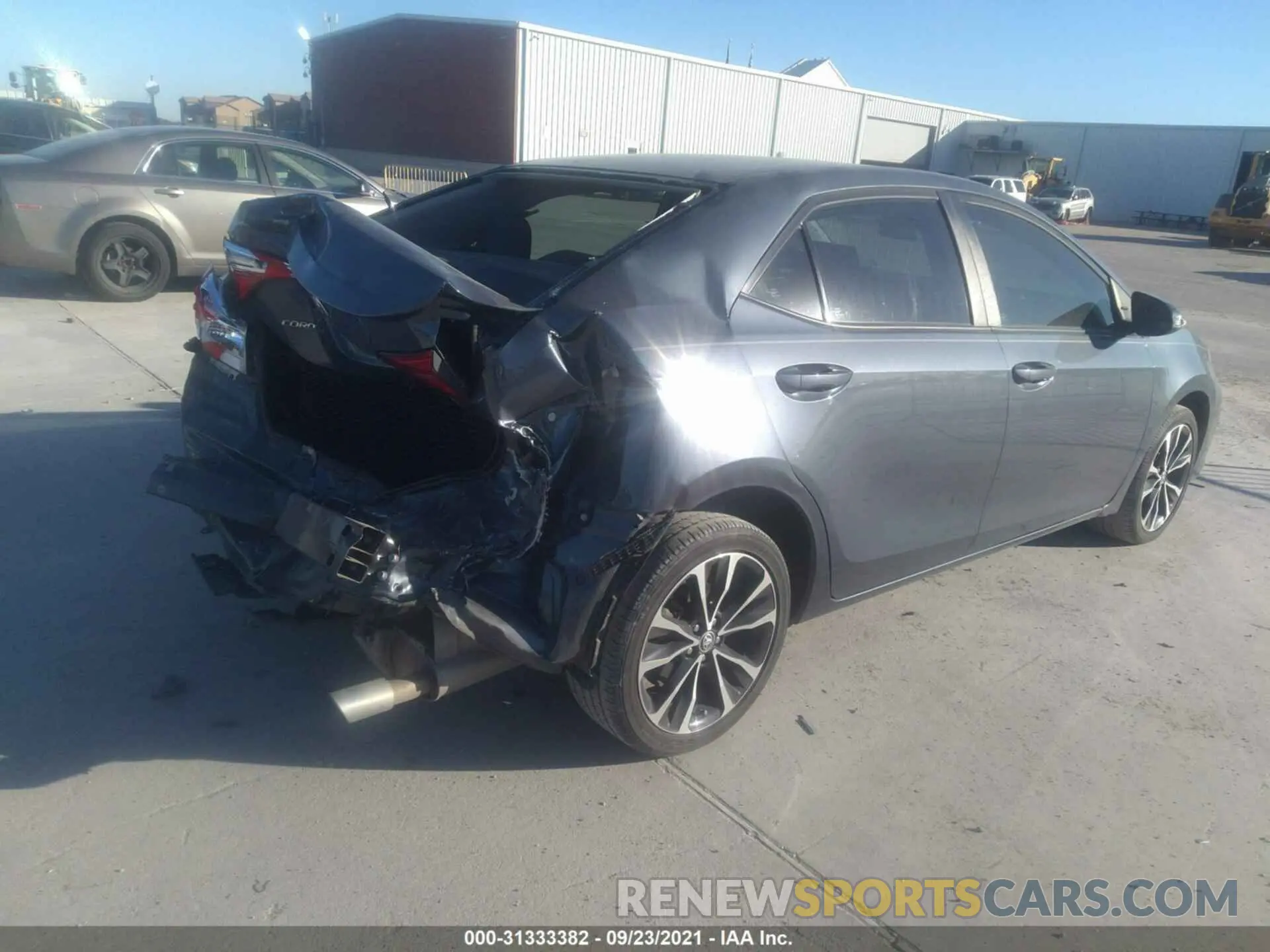 4 fotografías del automóvil dañado 5YFBURHE1KP915935 TOYOTA COROLLA 2019