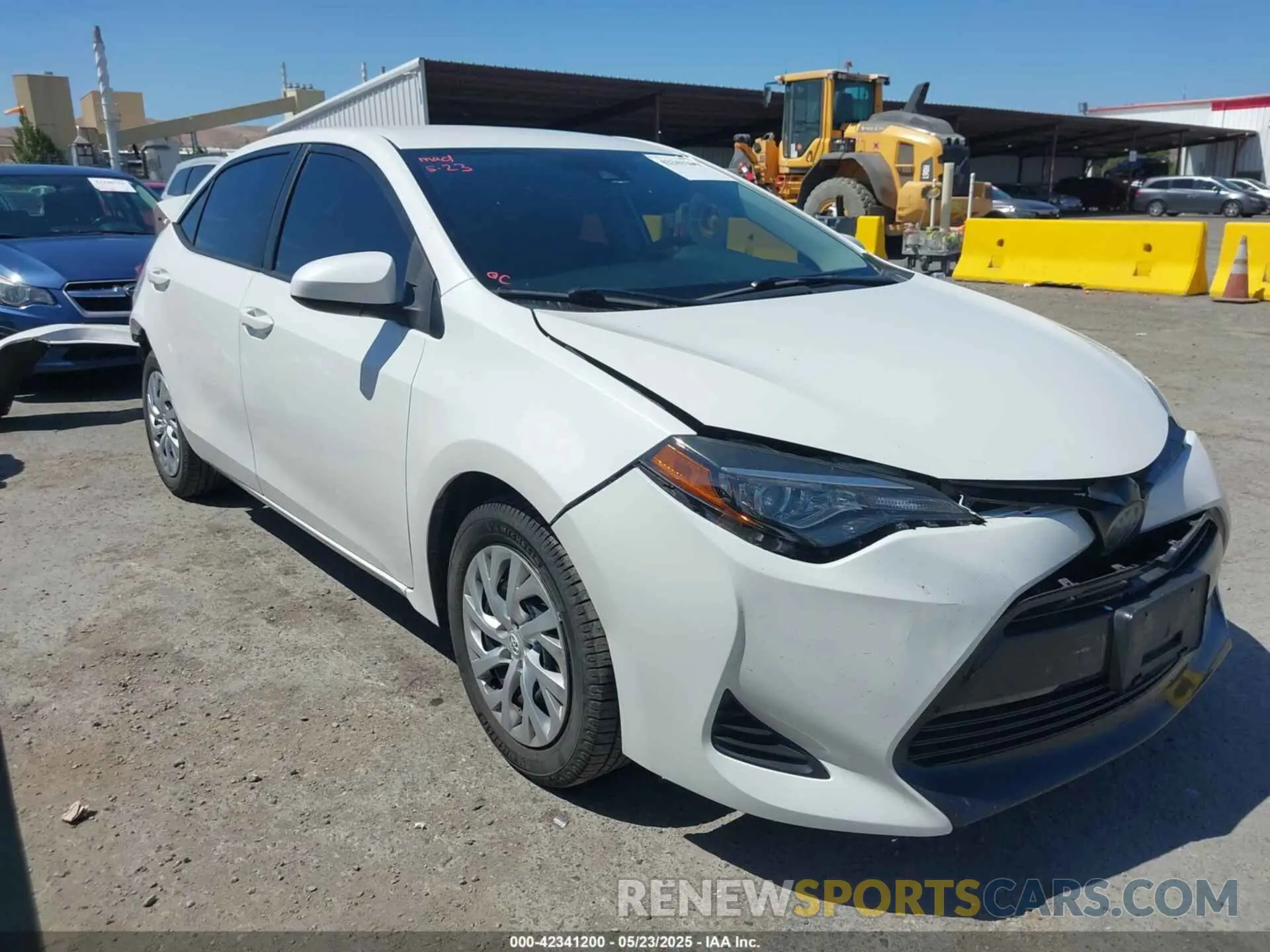 1 fotografías del automóvil dañado 5YFBURHE1KP918172 TOYOTA COROLLA 2019