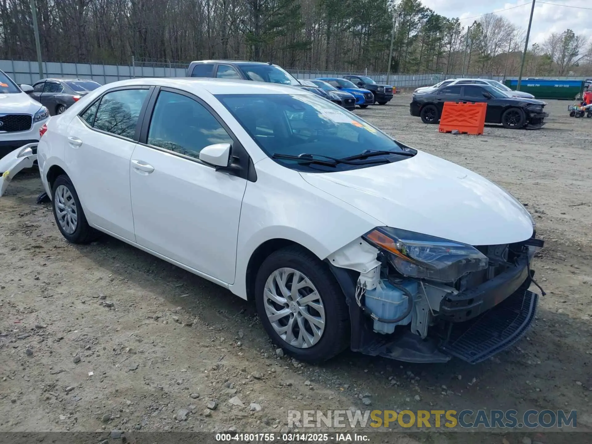 1 fotografías del automóvil dañado 5YFBURHE1KP920004 TOYOTA COROLLA 2019