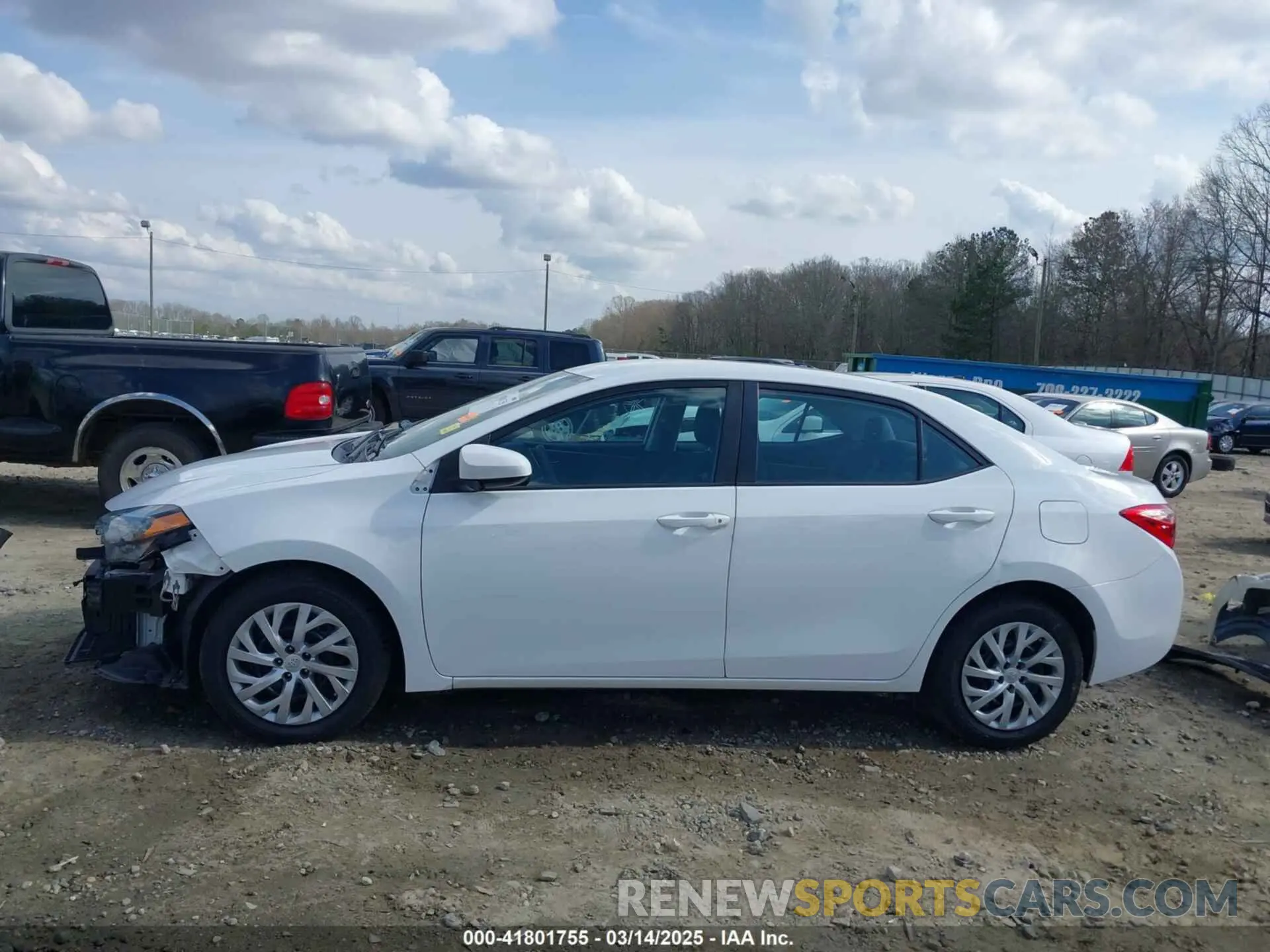 15 fotografías del automóvil dañado 5YFBURHE1KP920004 TOYOTA COROLLA 2019