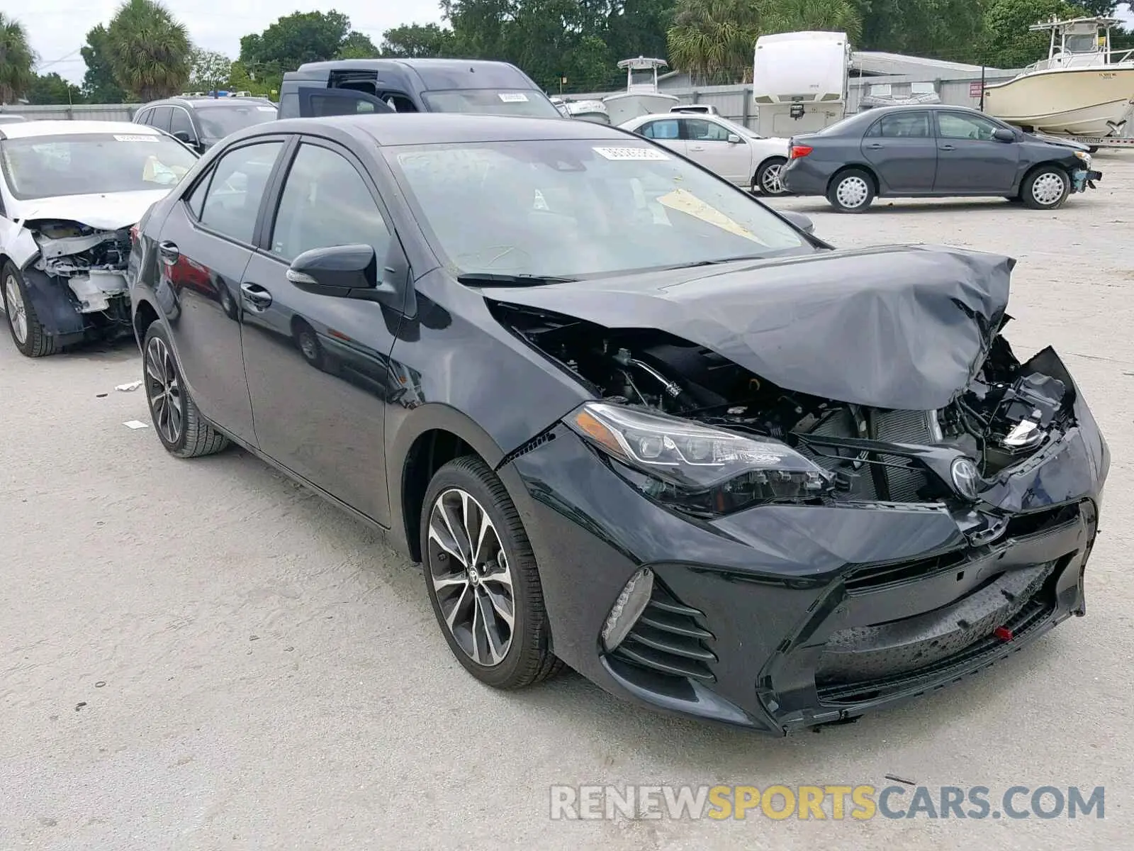 1 fotografías del automóvil dañado 5YFBURHE1KP930077 TOYOTA COROLLA 2019