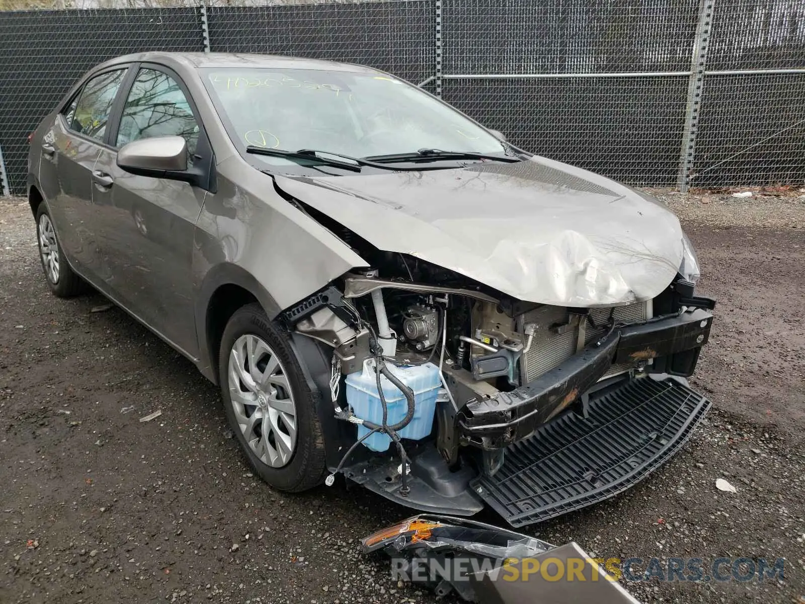 1 fotografías del automóvil dañado 5YFBURHE1KP931892 TOYOTA COROLLA 2019