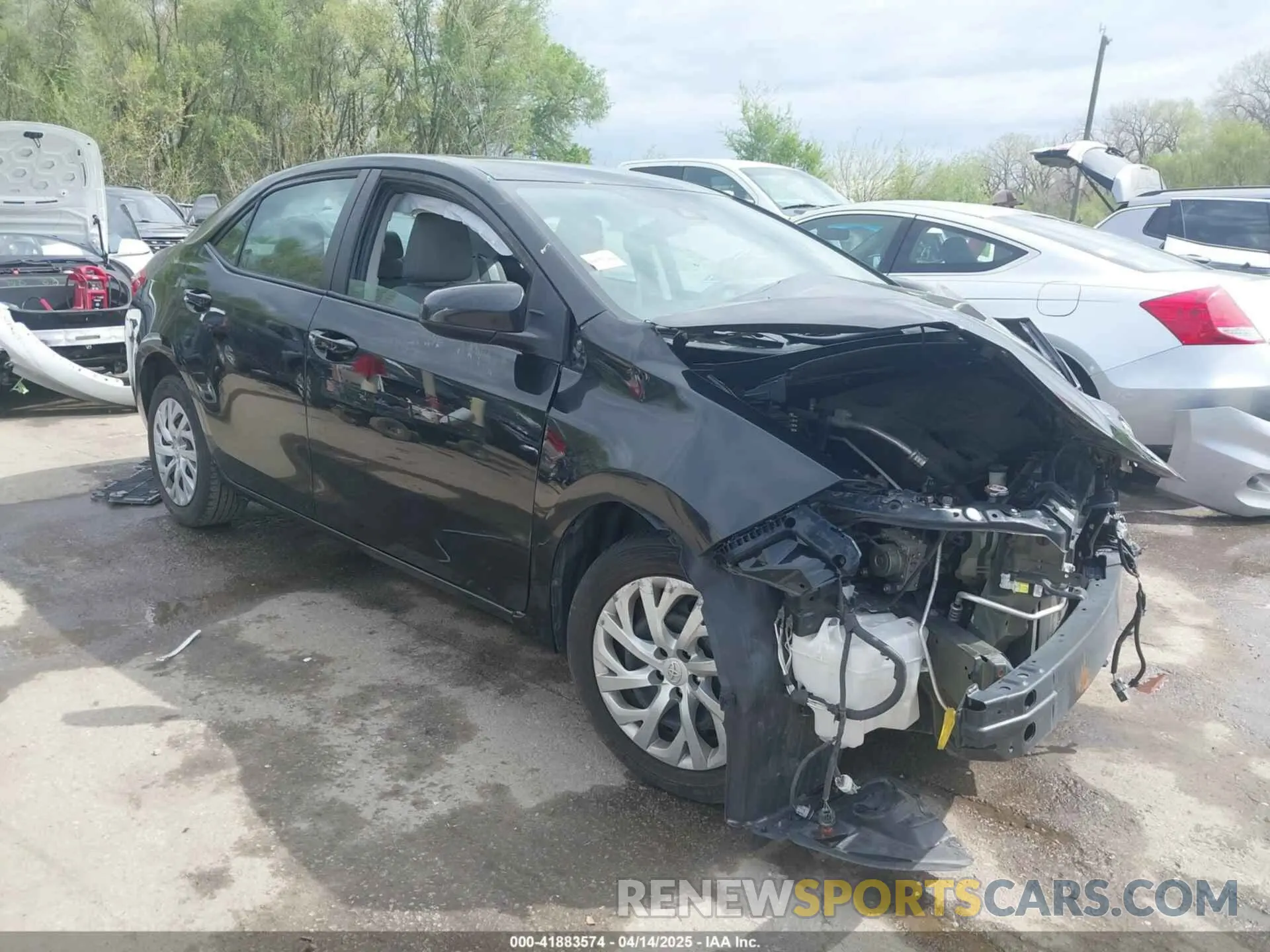 1 fotografías del automóvil dañado 5YFBURHE1KP933545 TOYOTA COROLLA 2019
