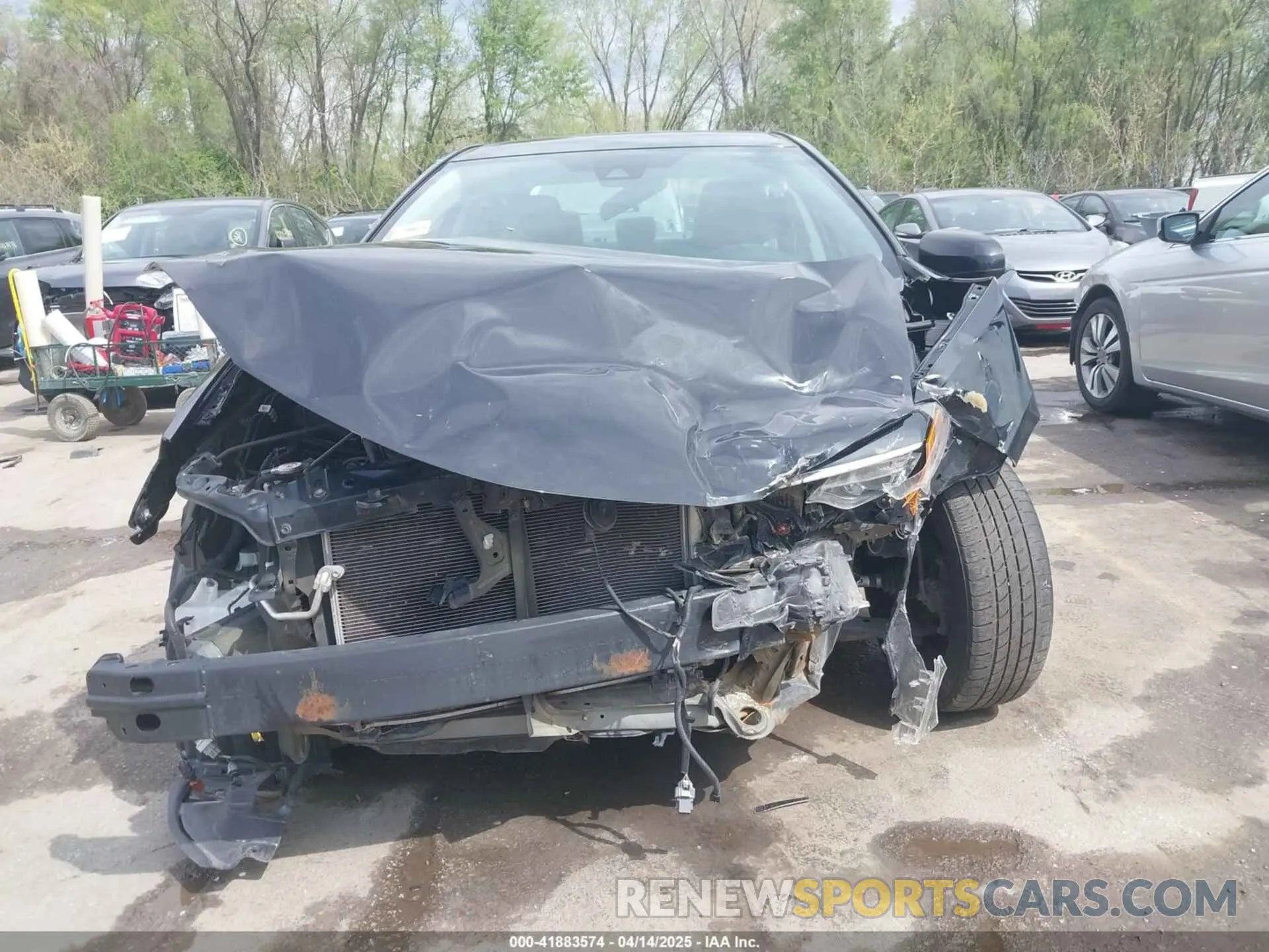 6 fotografías del automóvil dañado 5YFBURHE1KP933545 TOYOTA COROLLA 2019