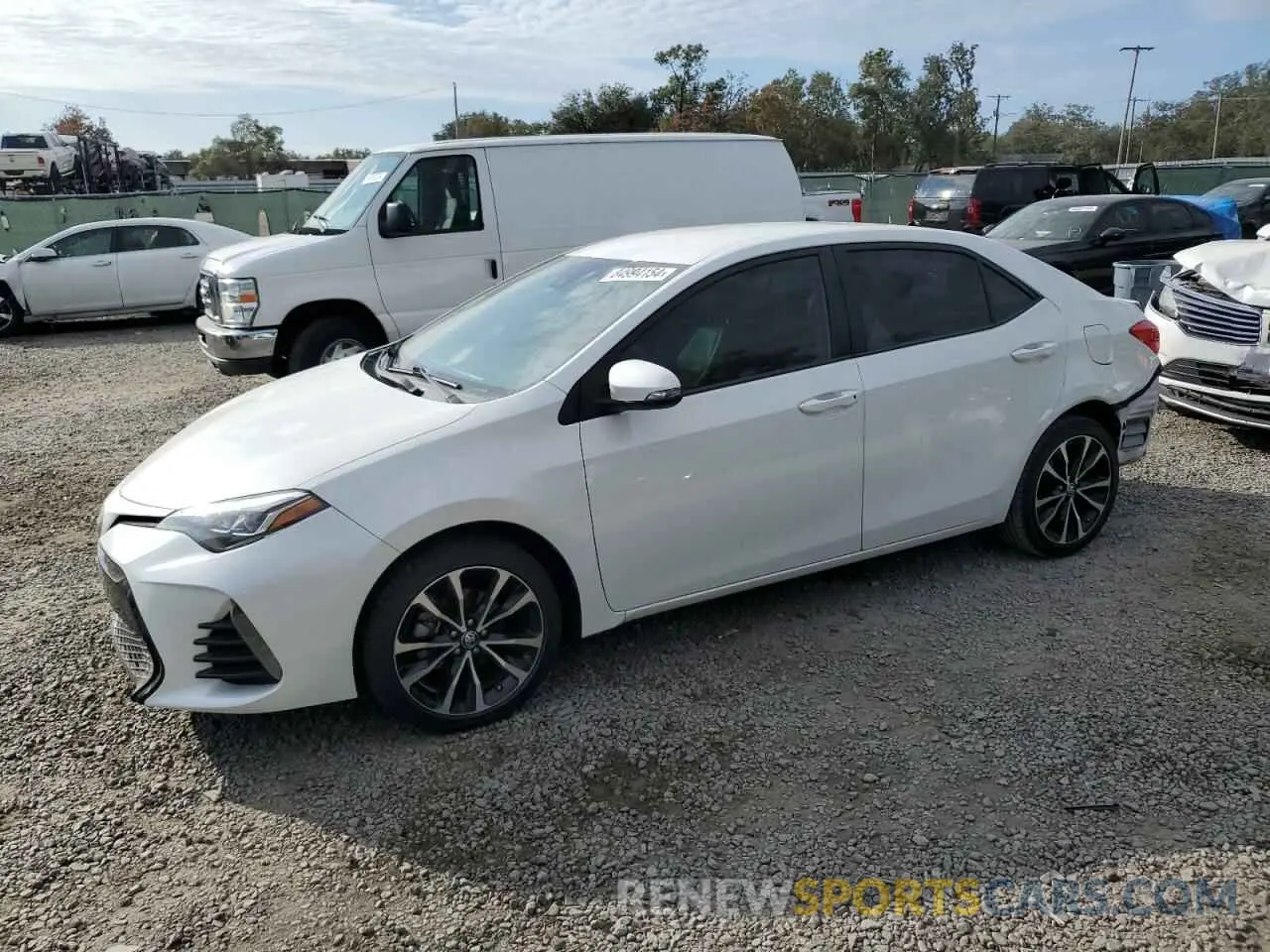 1 fotografías del automóvil dañado 5YFBURHE1KP941466 TOYOTA COROLLA 2019