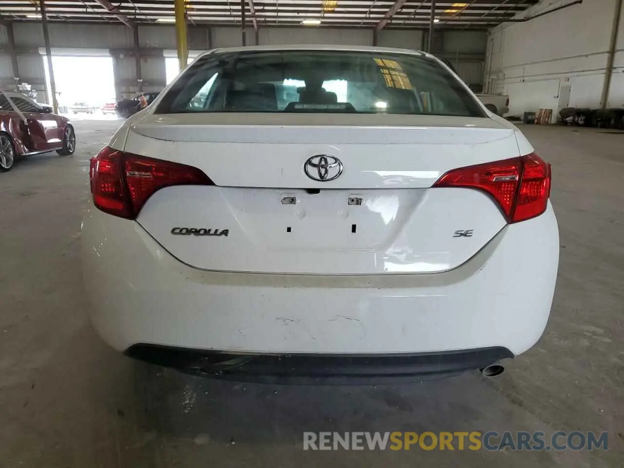 6 fotografías del automóvil dañado 5YFBURHE1KP946876 TOYOTA COROLLA 2019