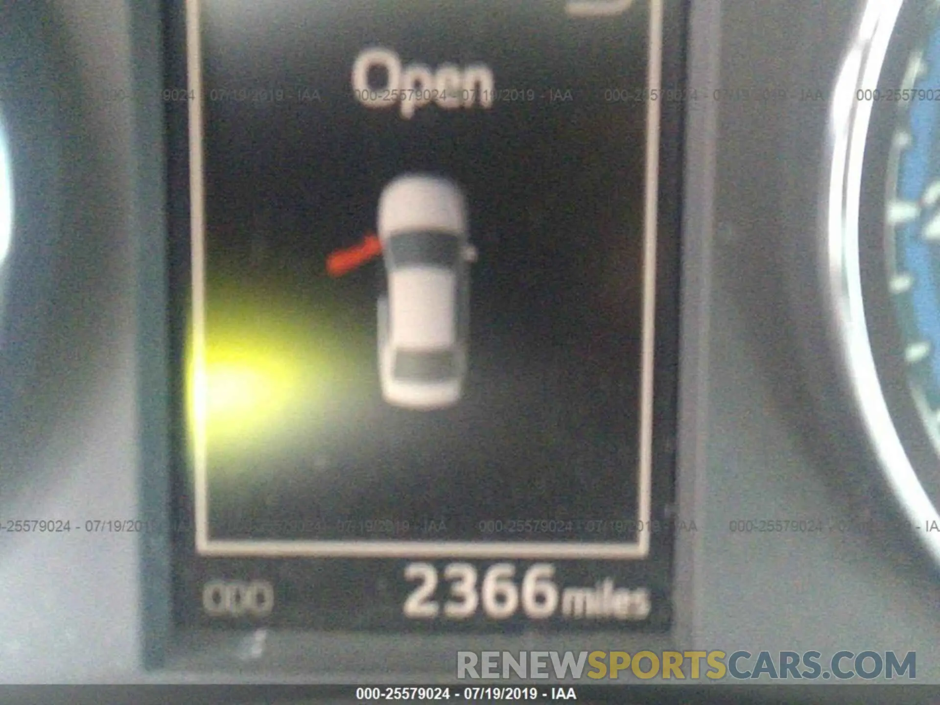 7 fotografías del automóvil dañado 5YFBURHE1KP947820 TOYOTA COROLLA 2019