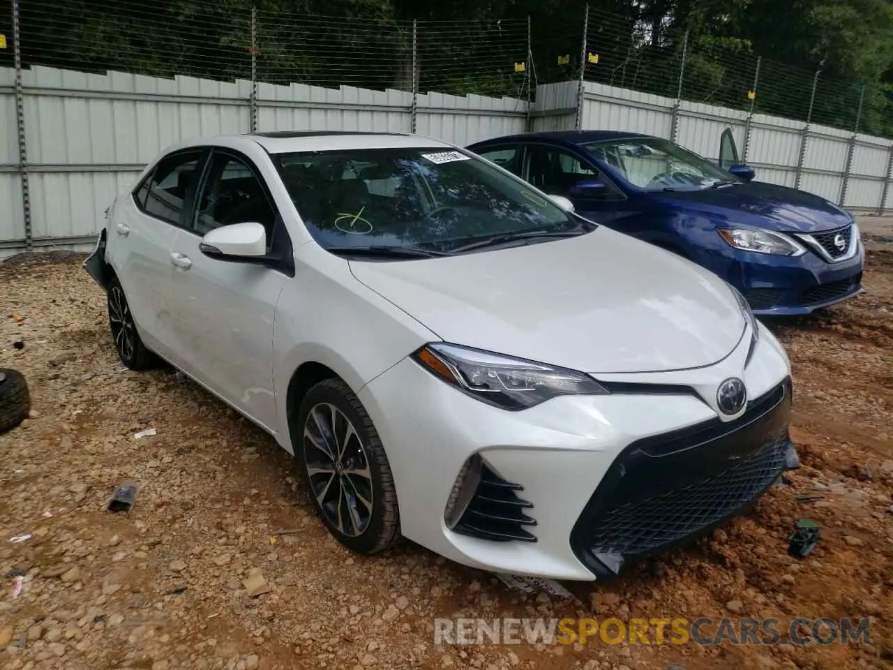1 fotografías del automóvil dañado 5YFBURHE2KP869239 TOYOTA COROLLA 2019