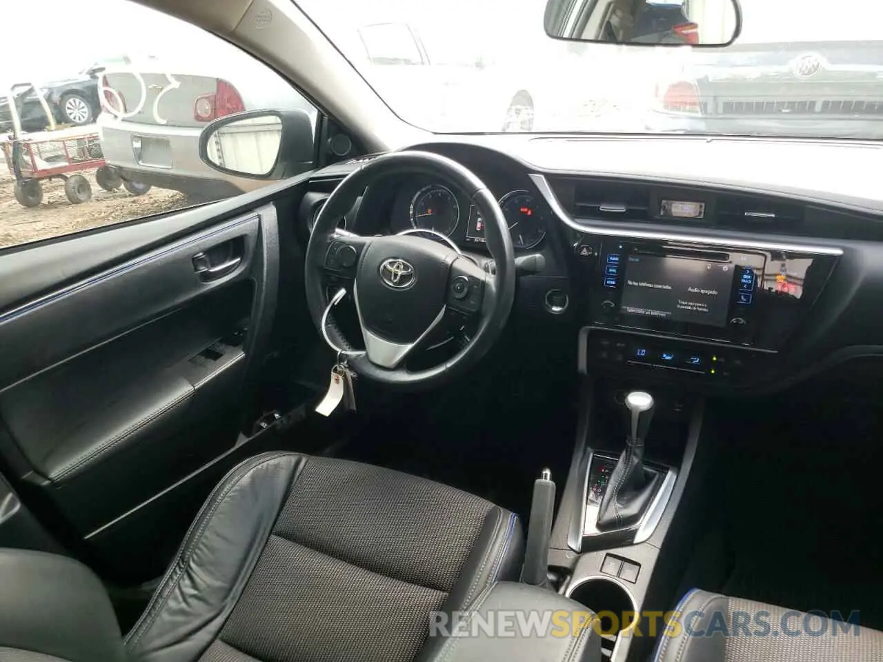 9 fotografías del automóvil dañado 5YFBURHE2KP869239 TOYOTA COROLLA 2019