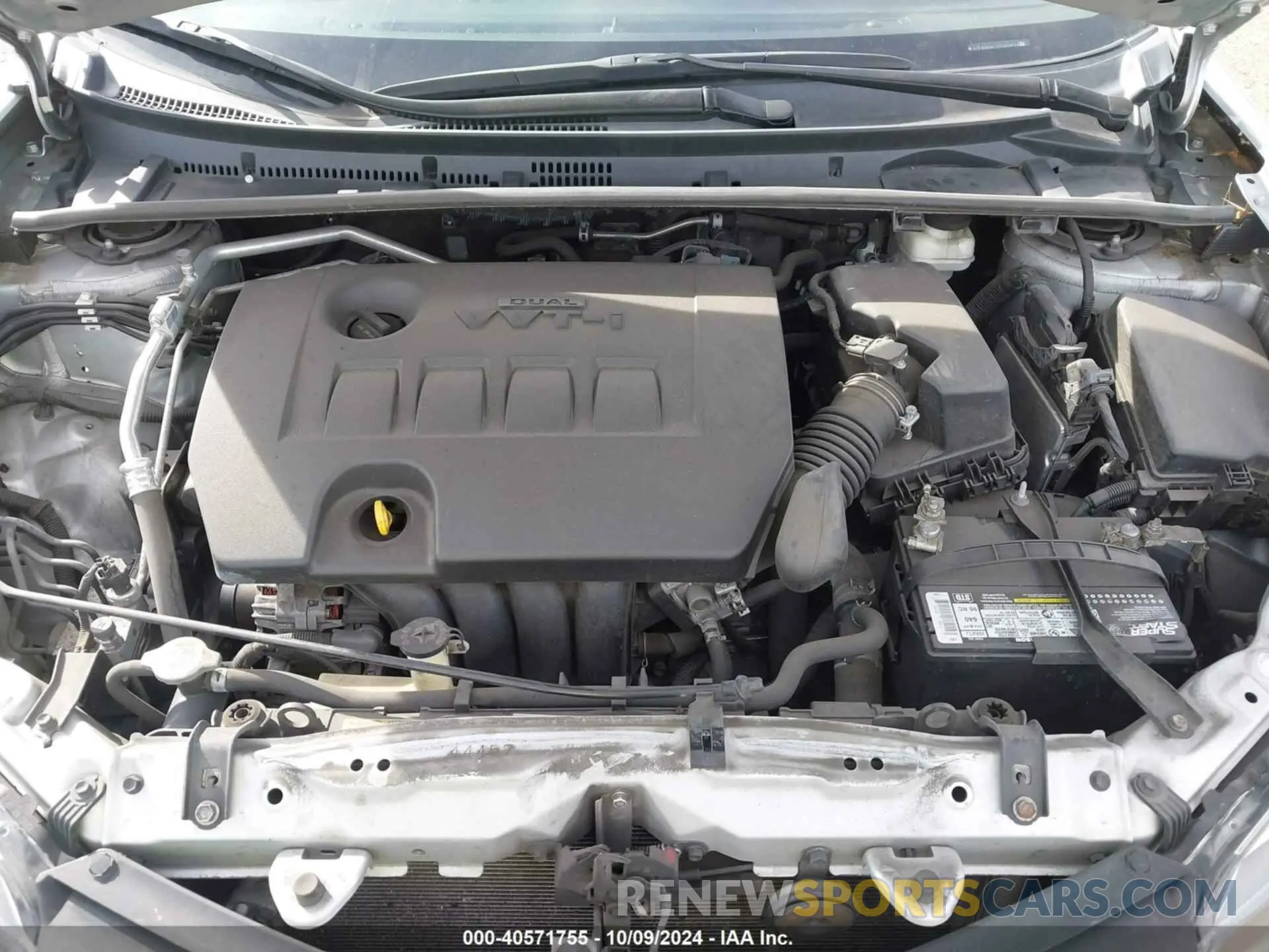 10 fotografías del automóvil dañado 5YFBURHE2KP869824 TOYOTA COROLLA 2019