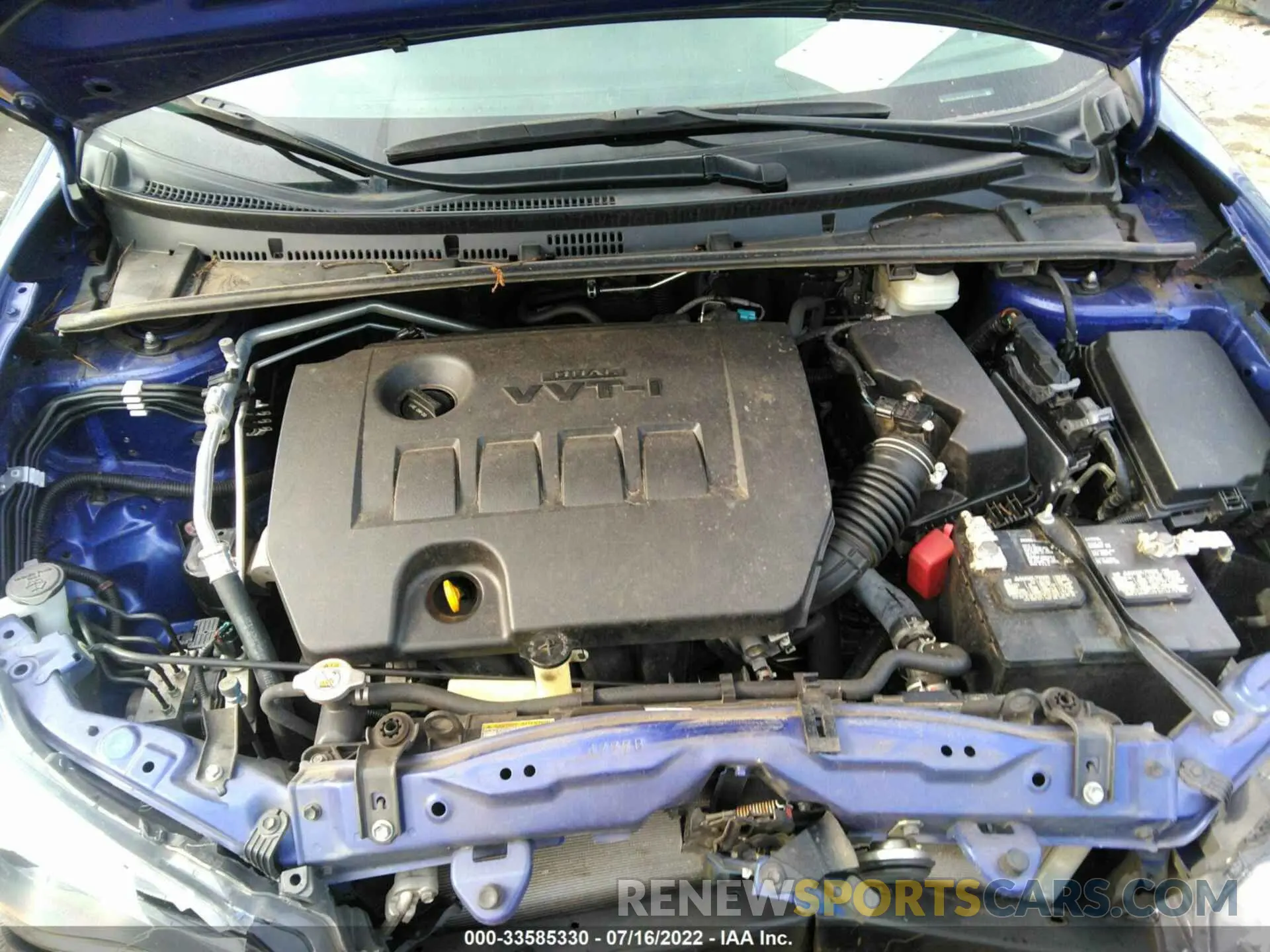 10 fotografías del automóvil dañado 5YFBURHE2KP873145 TOYOTA COROLLA 2019
