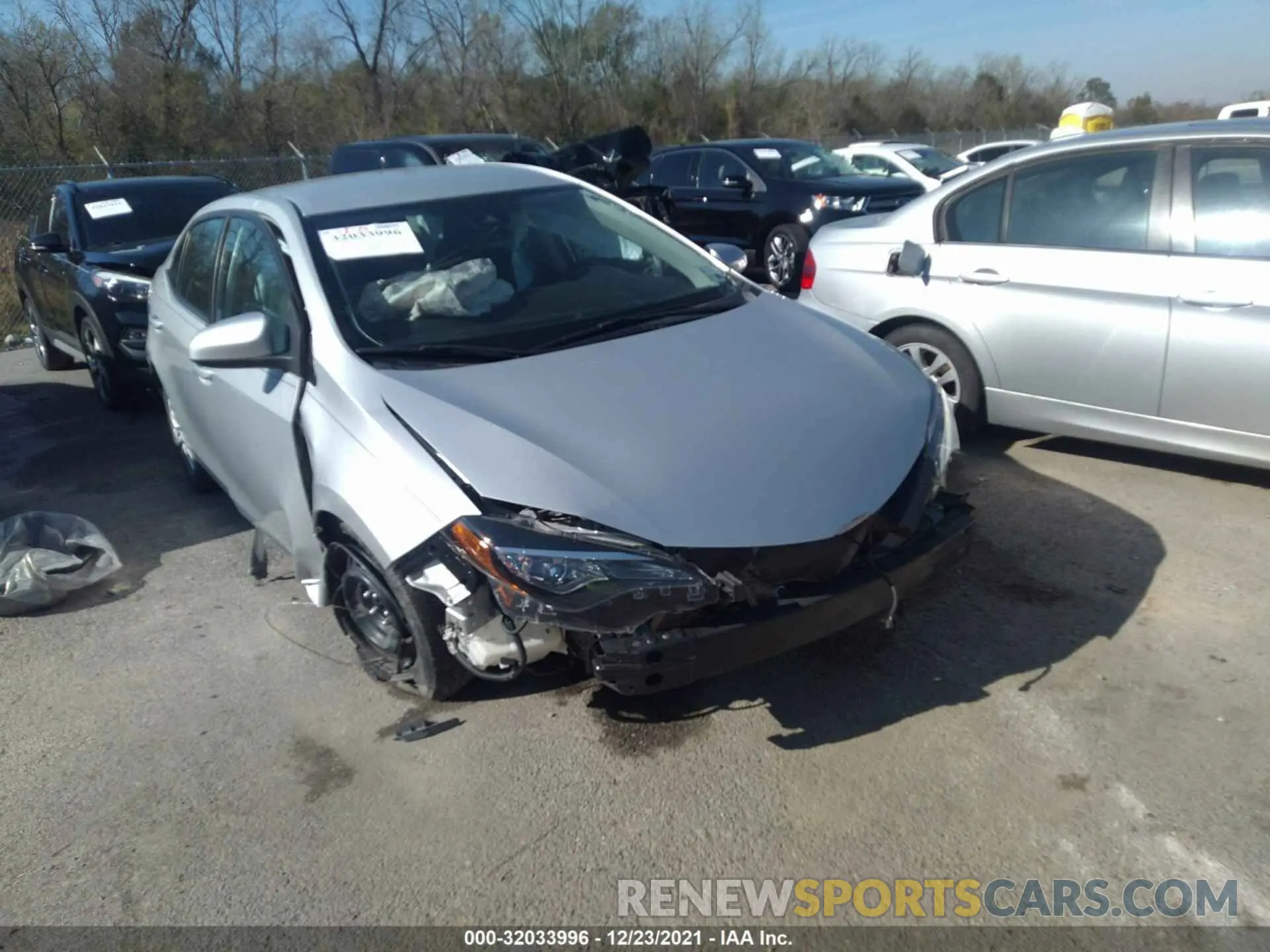 1 fotografías del automóvil dañado 5YFBURHE2KP873453 TOYOTA COROLLA 2019