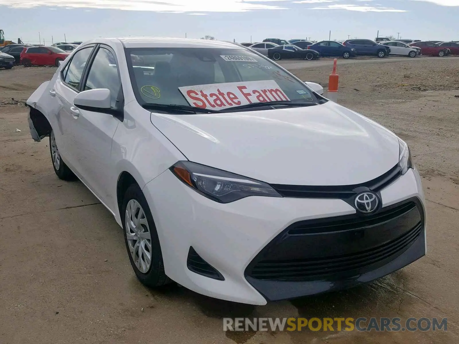 1 fotografías del automóvil dañado 5YFBURHE2KP888678 TOYOTA COROLLA 2019