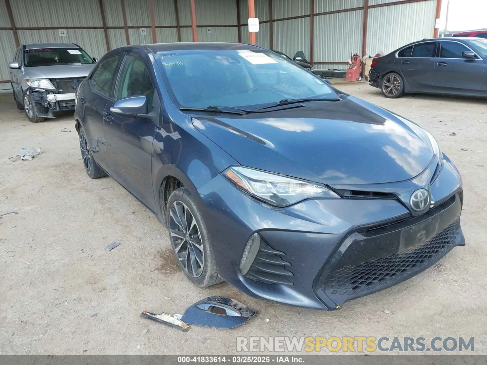1 fotografías del automóvil dañado 5YFBURHE2KP896120 TOYOTA COROLLA 2019