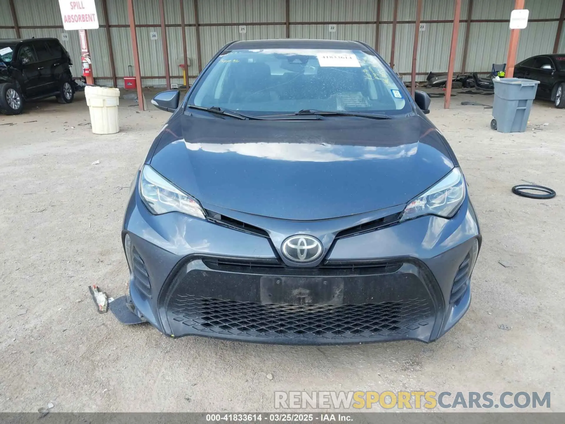 13 fotografías del automóvil dañado 5YFBURHE2KP896120 TOYOTA COROLLA 2019